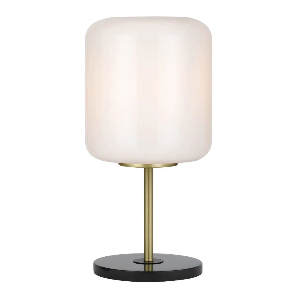 Karen Brass Opal Glass Table Lamp