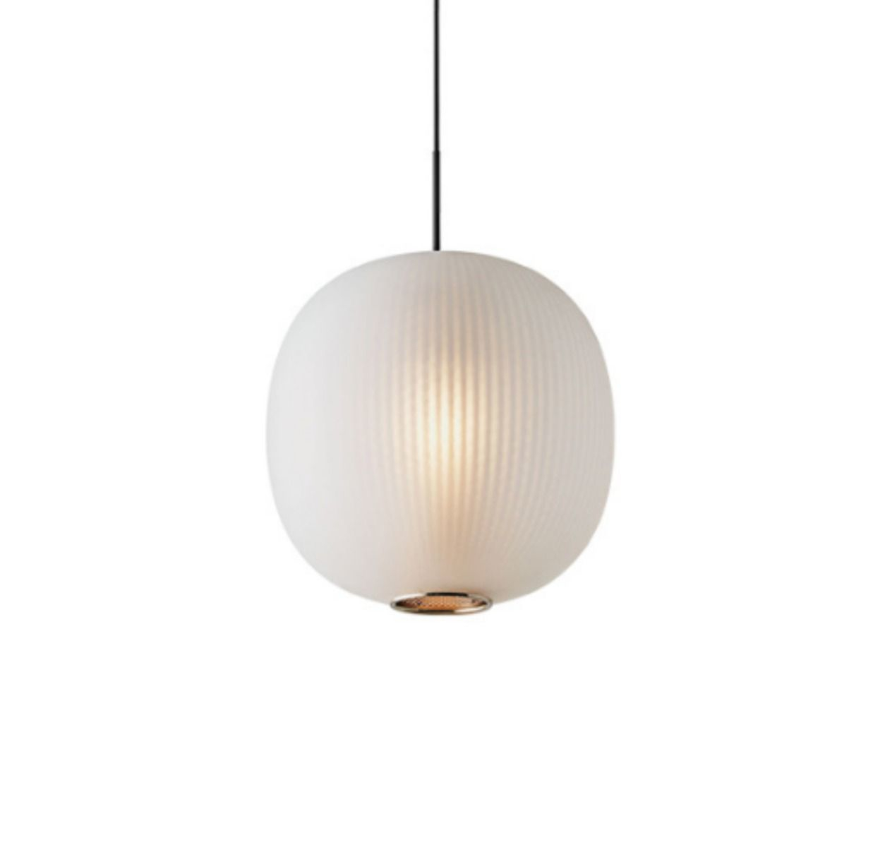 Venus Frosted Glass Ball Gold Pendant Light