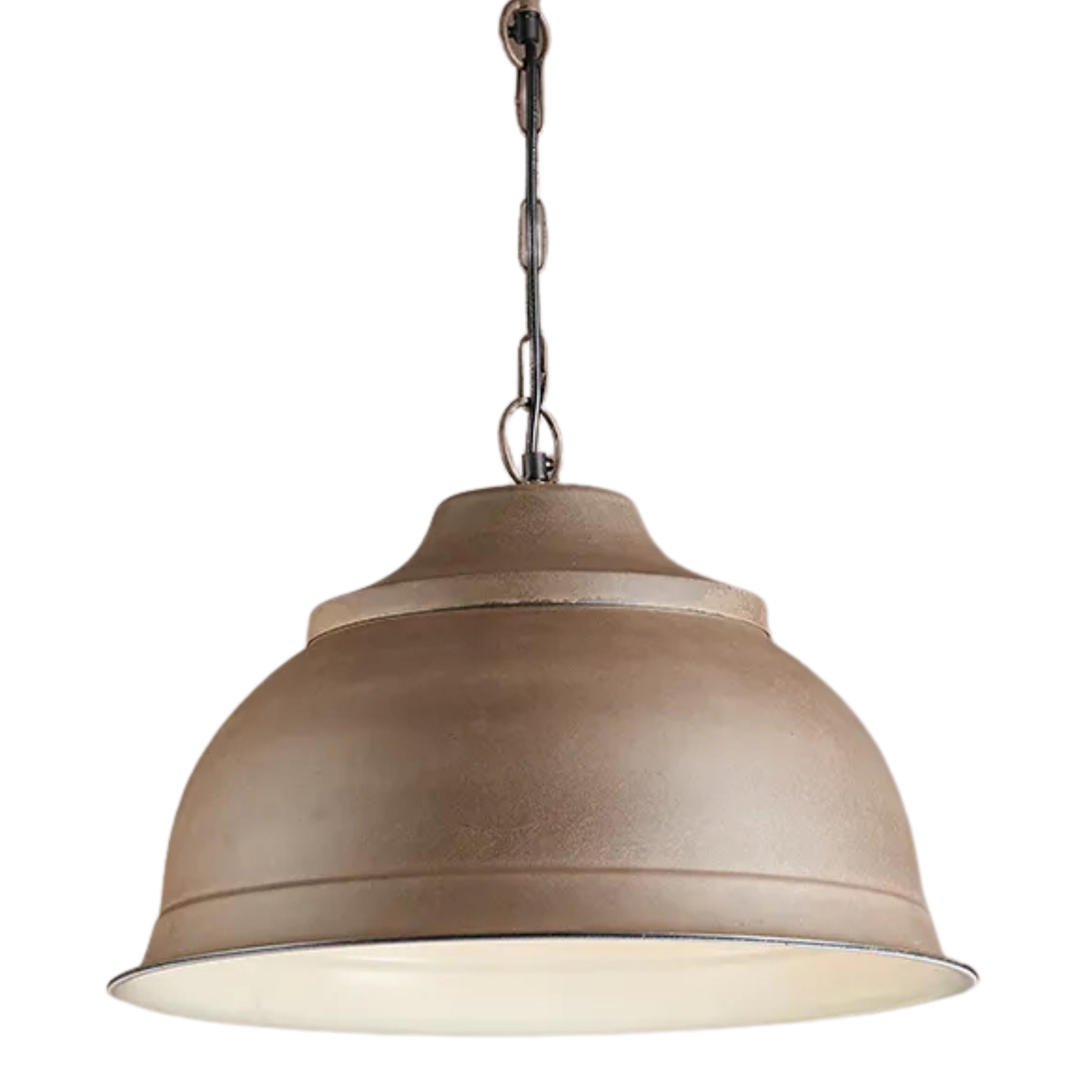 Brasserie Overhead Rust Pendant Lamp