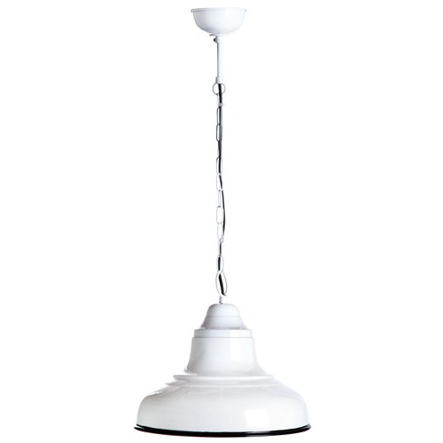 Brasserie Overhead White Pendant Lamp