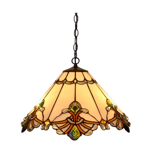 White Butterfly Art Glass Pendant Light