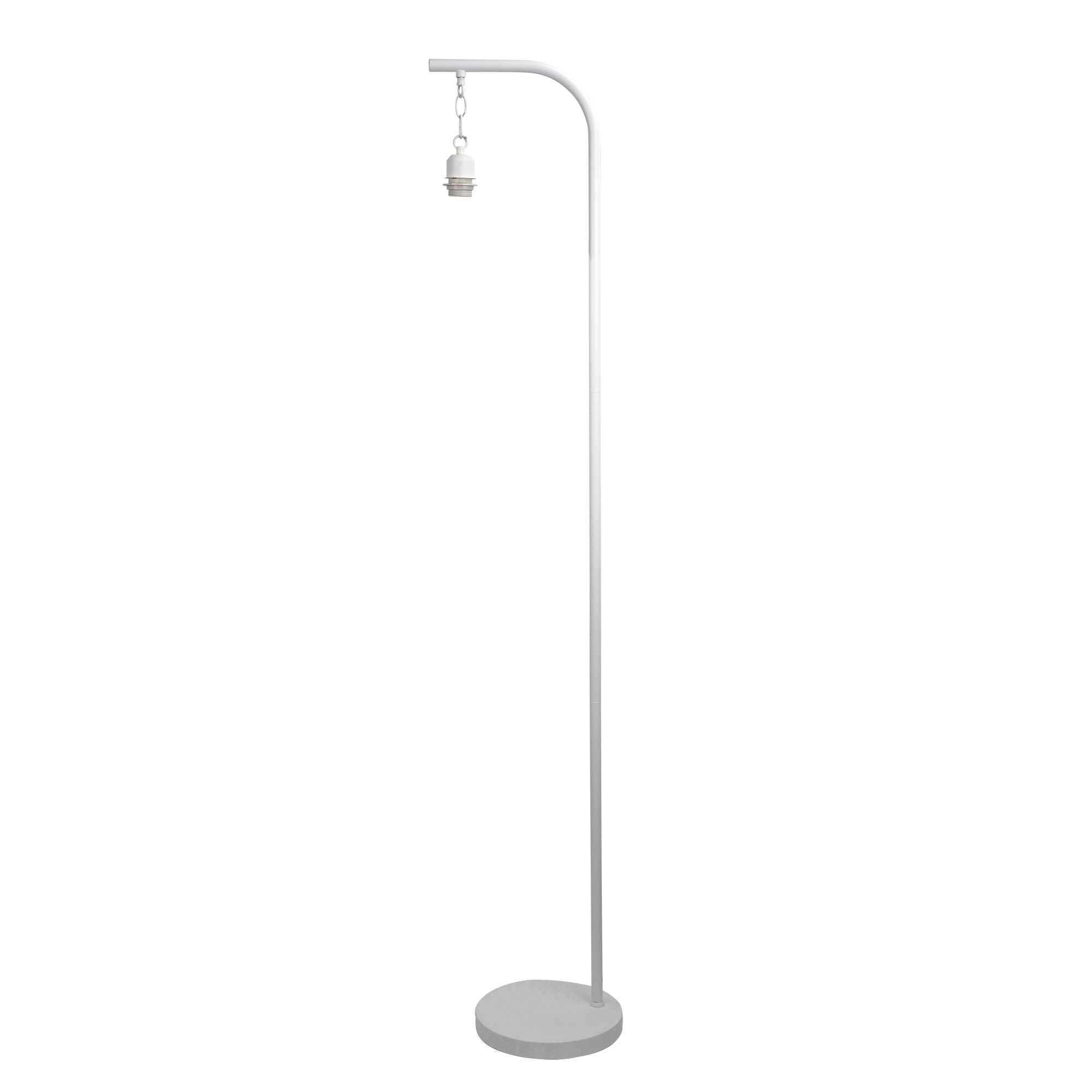 Jessica White Modern Floor Lamp Base