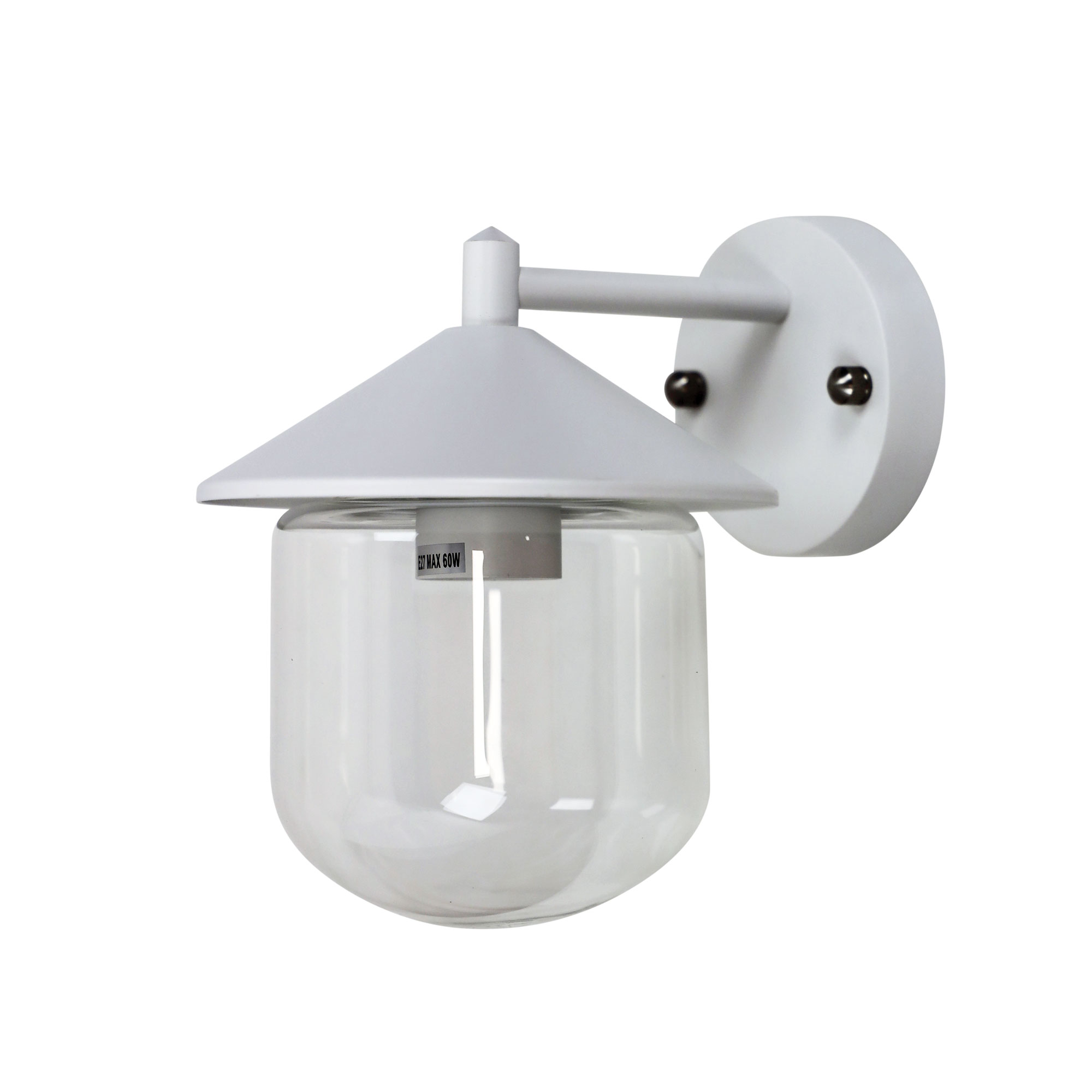 Montana Matt White Outdoor Down Wall Light