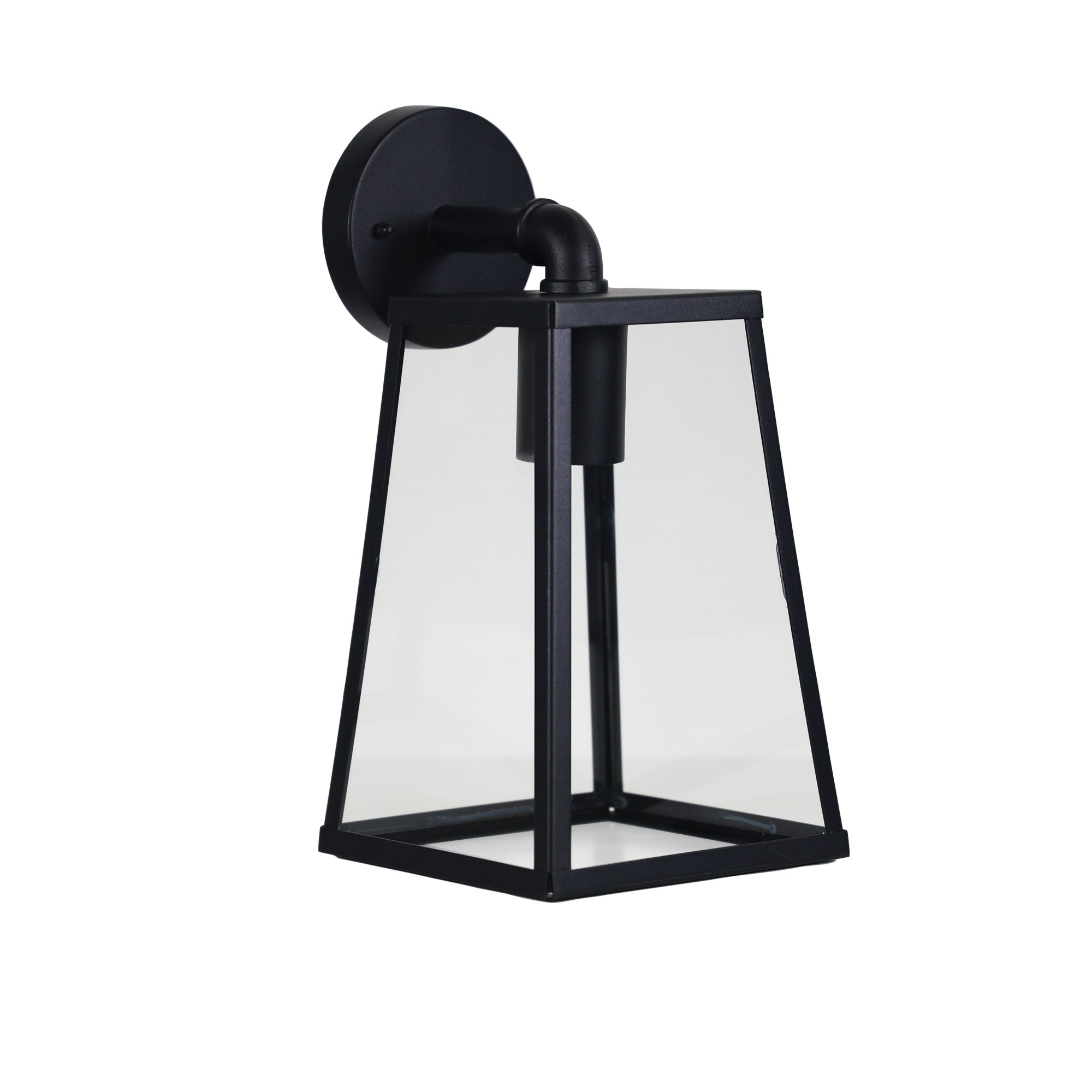 Norse Textured Black Outdoor Coach Wall Light