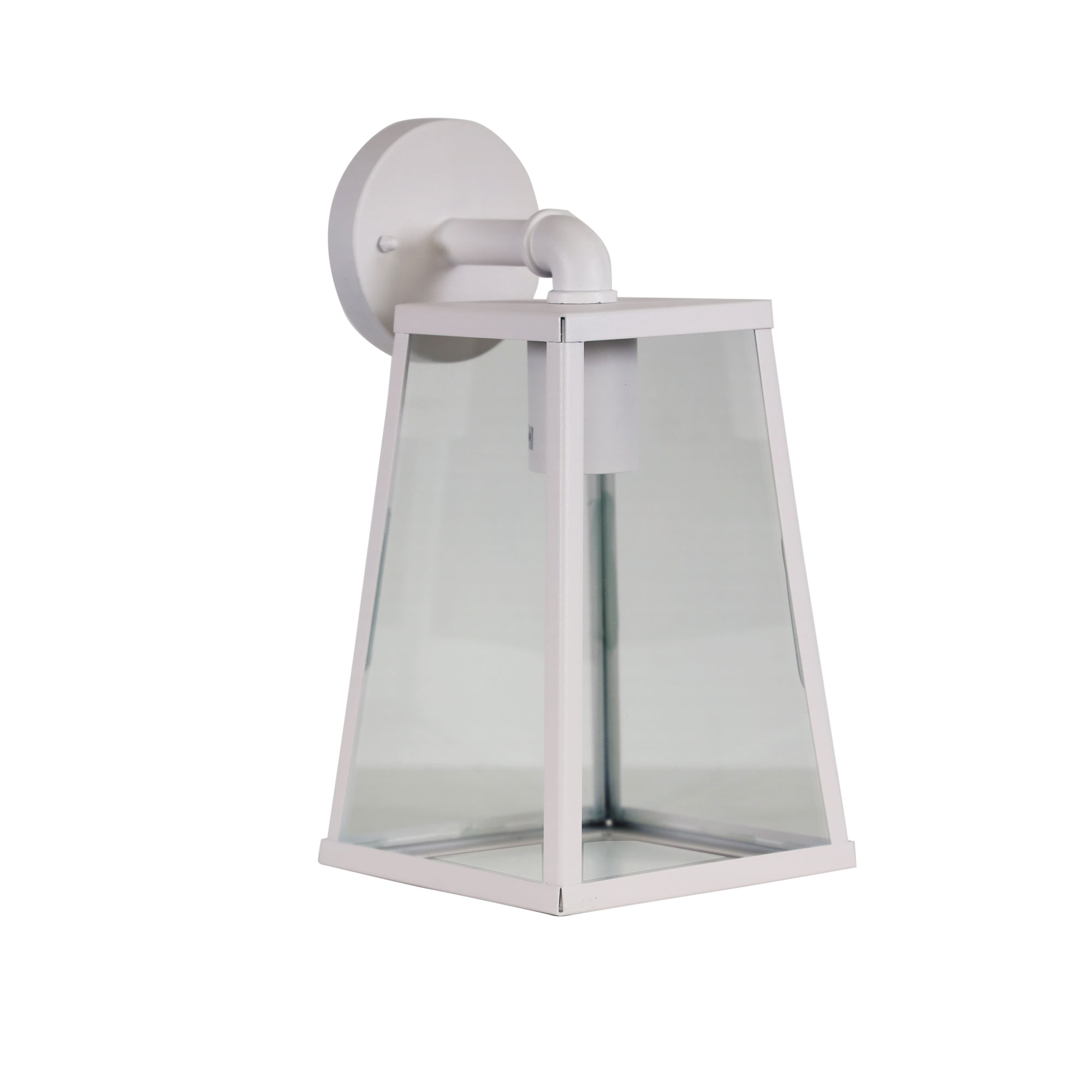 Norse Textured White Outdoor Coach Wall Light