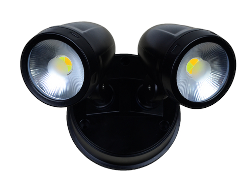 Vaccus Black Double Spotlight