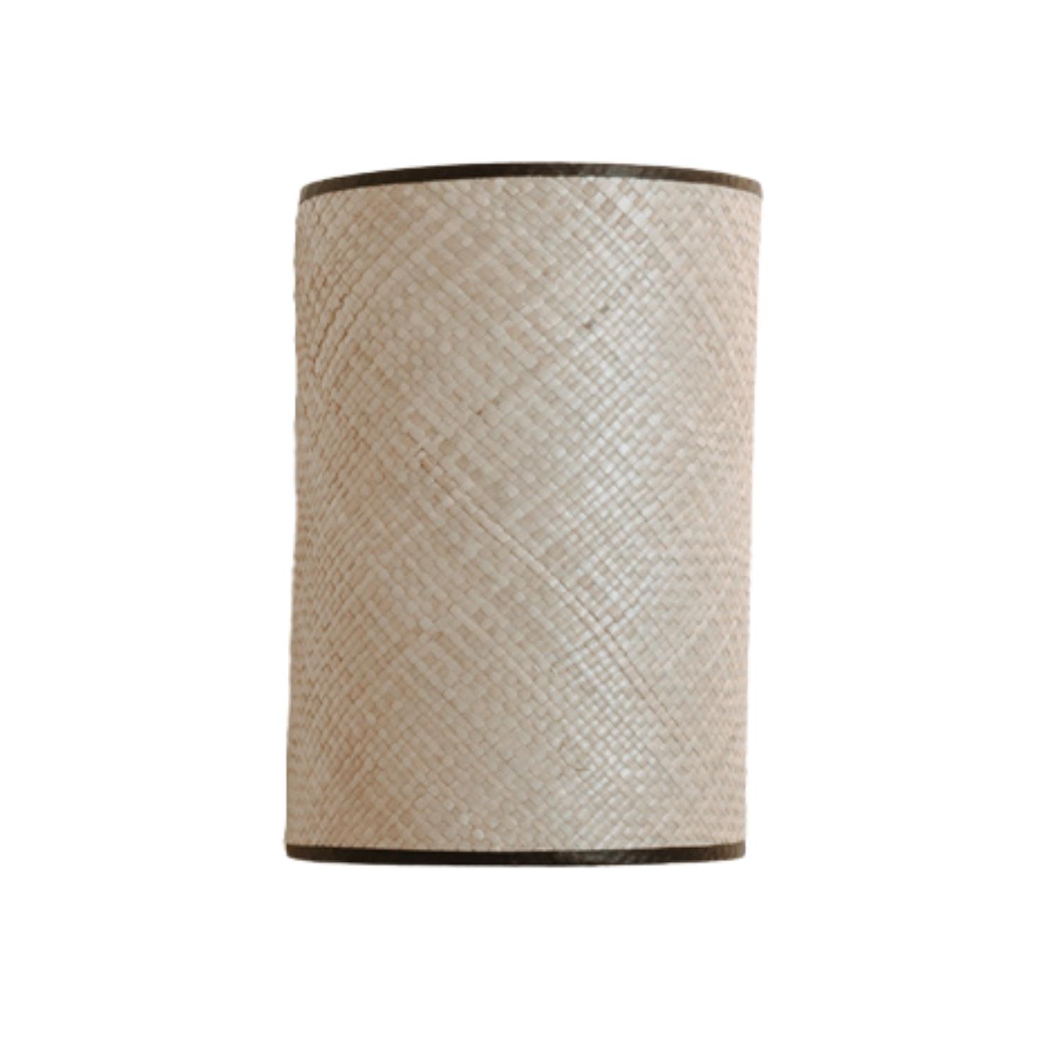 Mary Tikar Woven Half Cylinder Wall Sconce