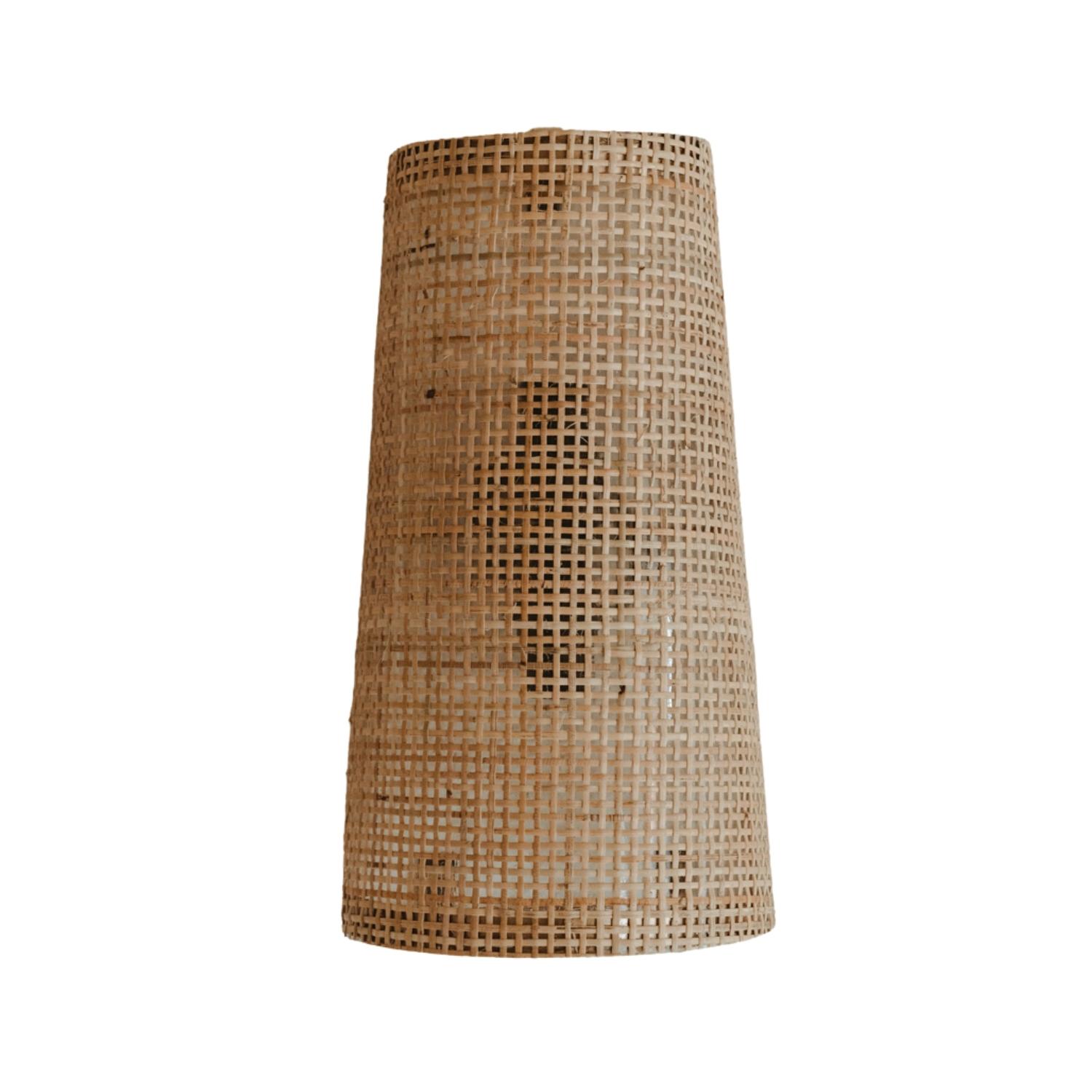 Terra Natural Rattan Tall Wall Light