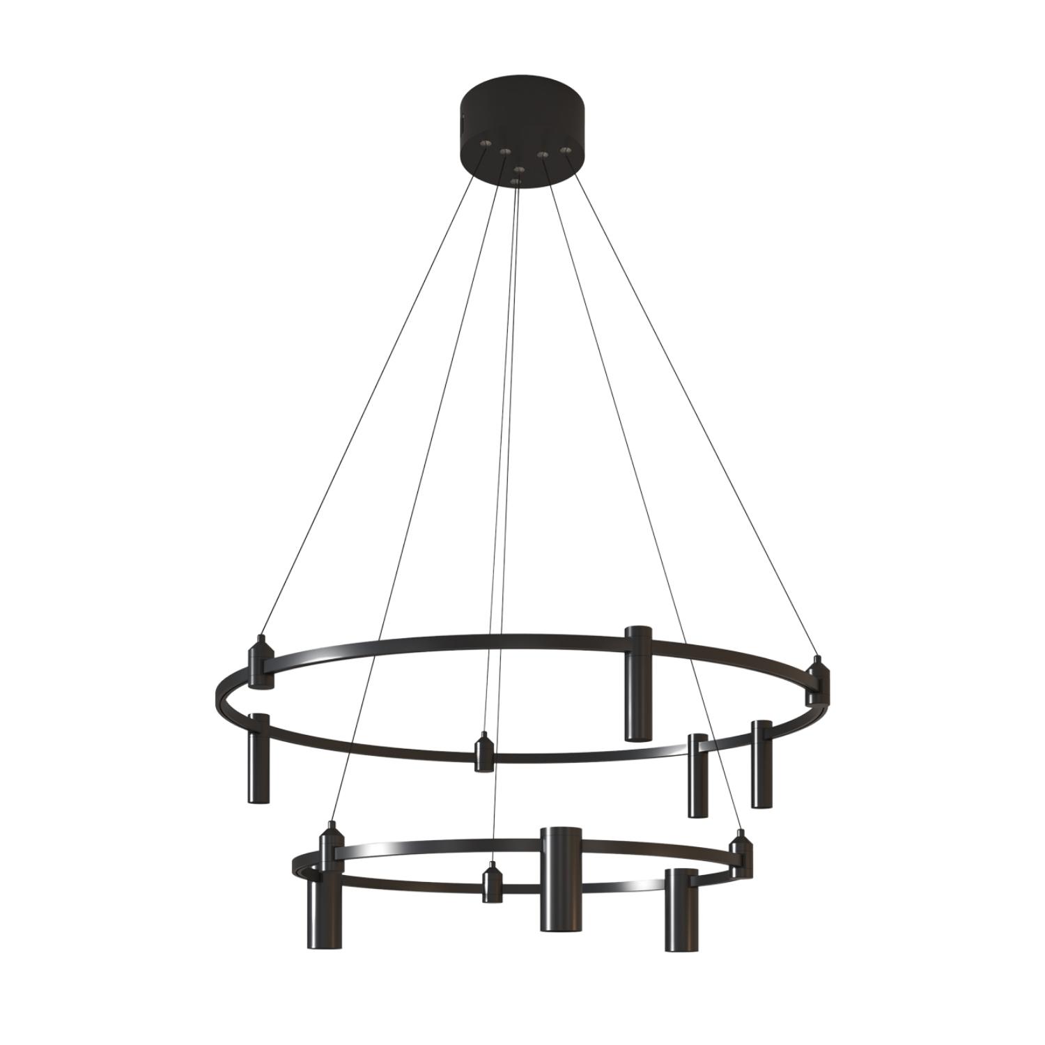 Round Ring Modular Two Tier Suspended Light System Y007