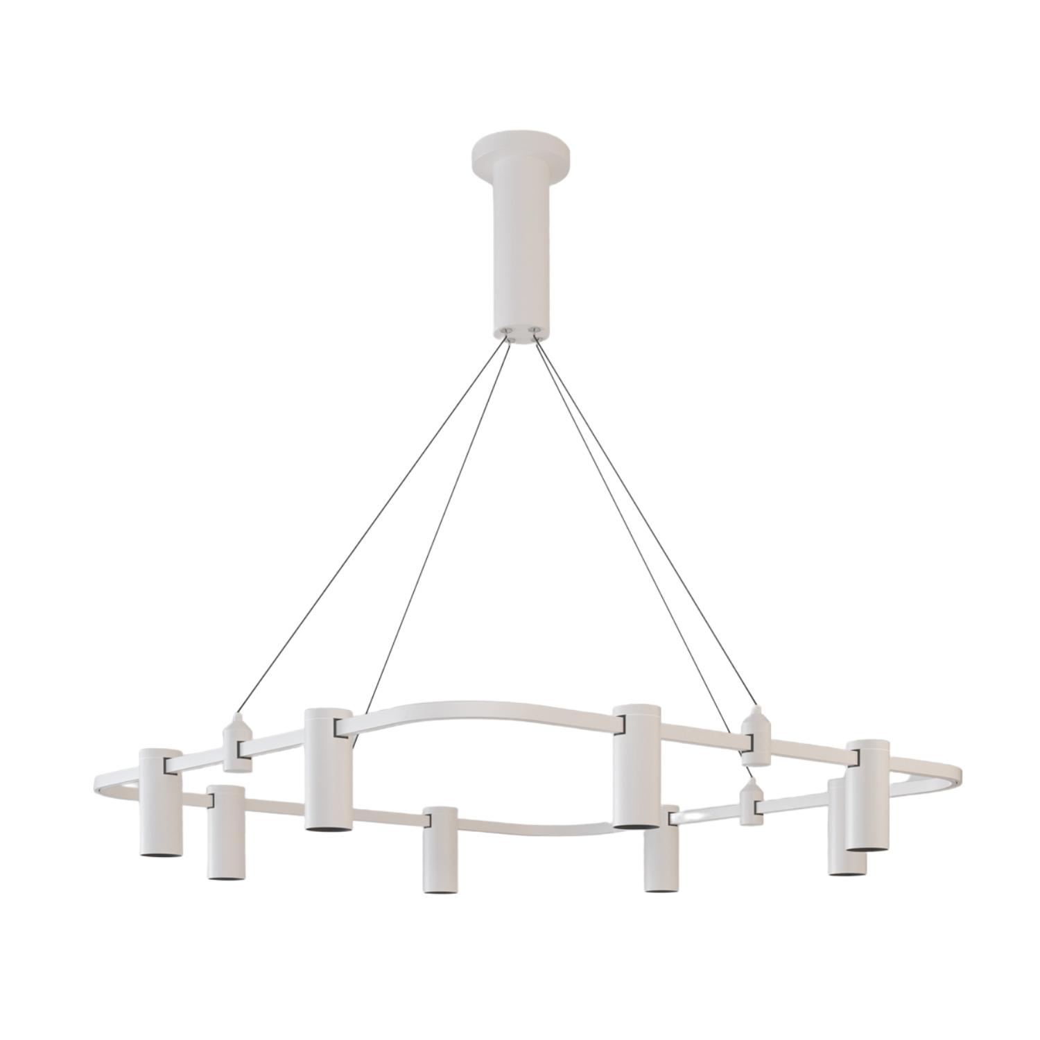 Square Modular Suspended Light System F001