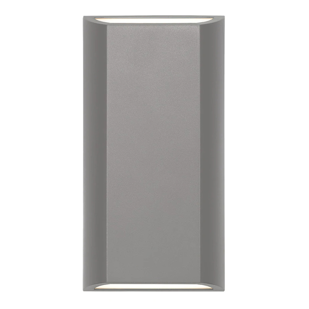 Blockchain Up and Down LED Silver Wall Light