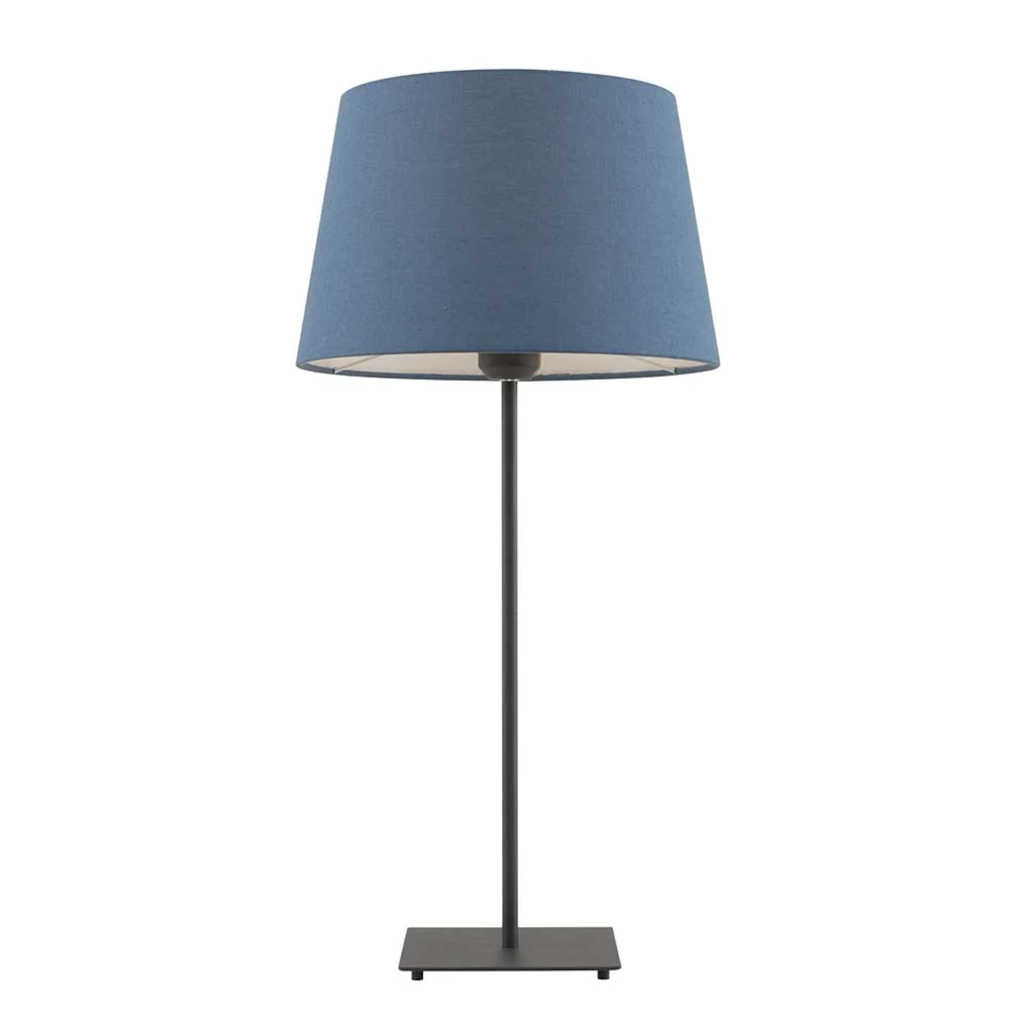 Deborah Blue and Black Minimalist Table Lamp