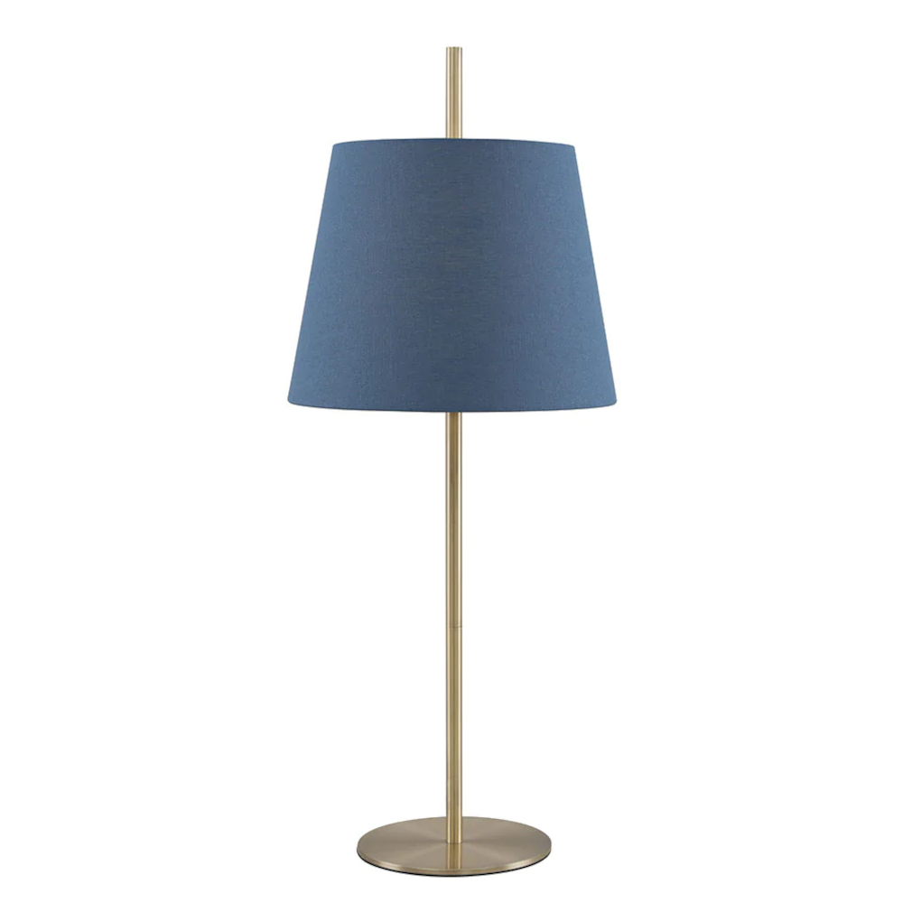 Desmond Blue Shade Modern Table Lamp