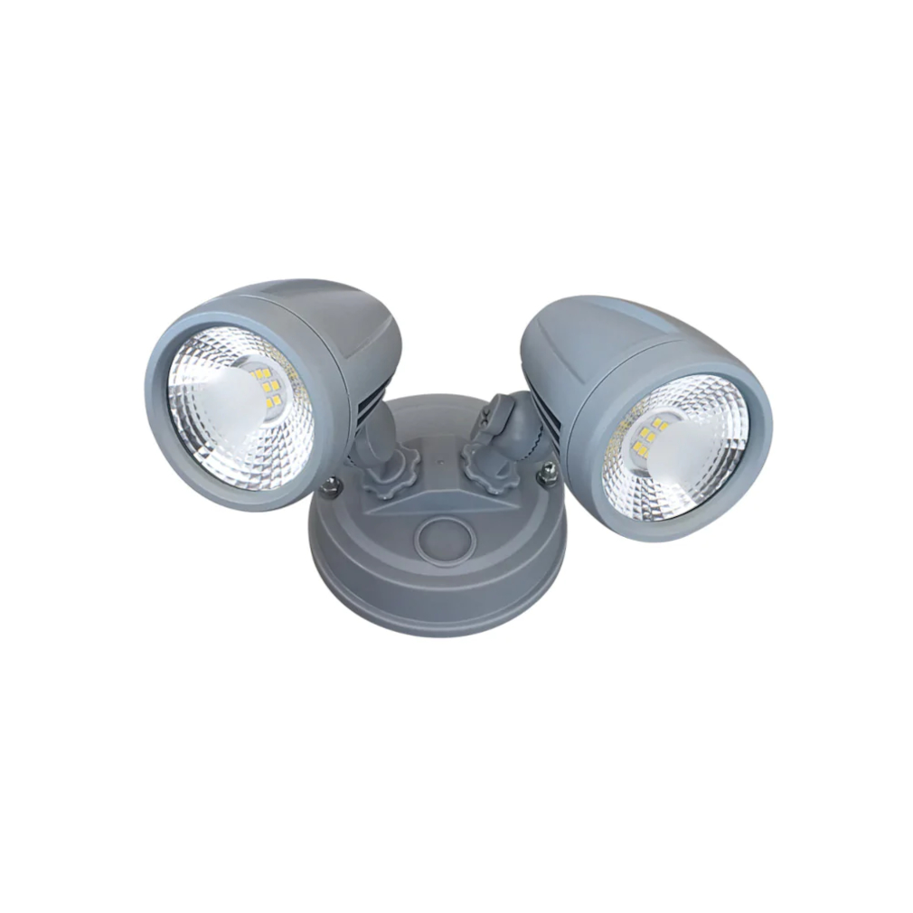 Imber Silver Twin Exterior Spotlight