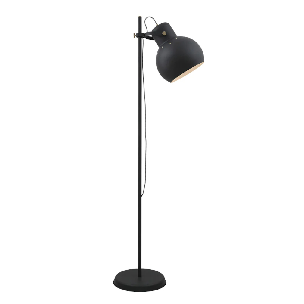 Momento Dark Grey Mid Century Modern Floor Lamp
