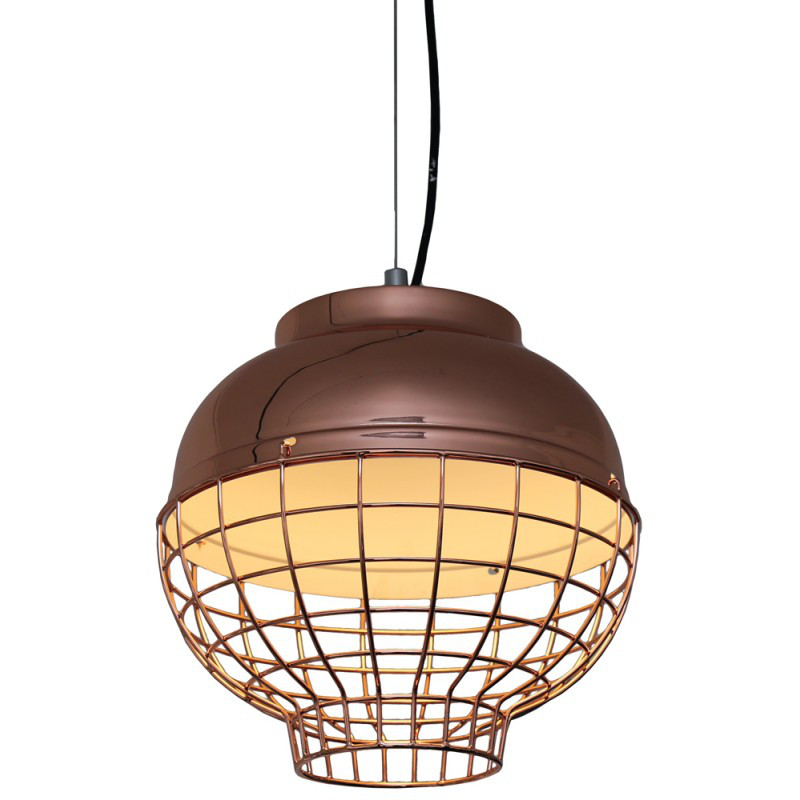 Dome Copper Cage Pendant