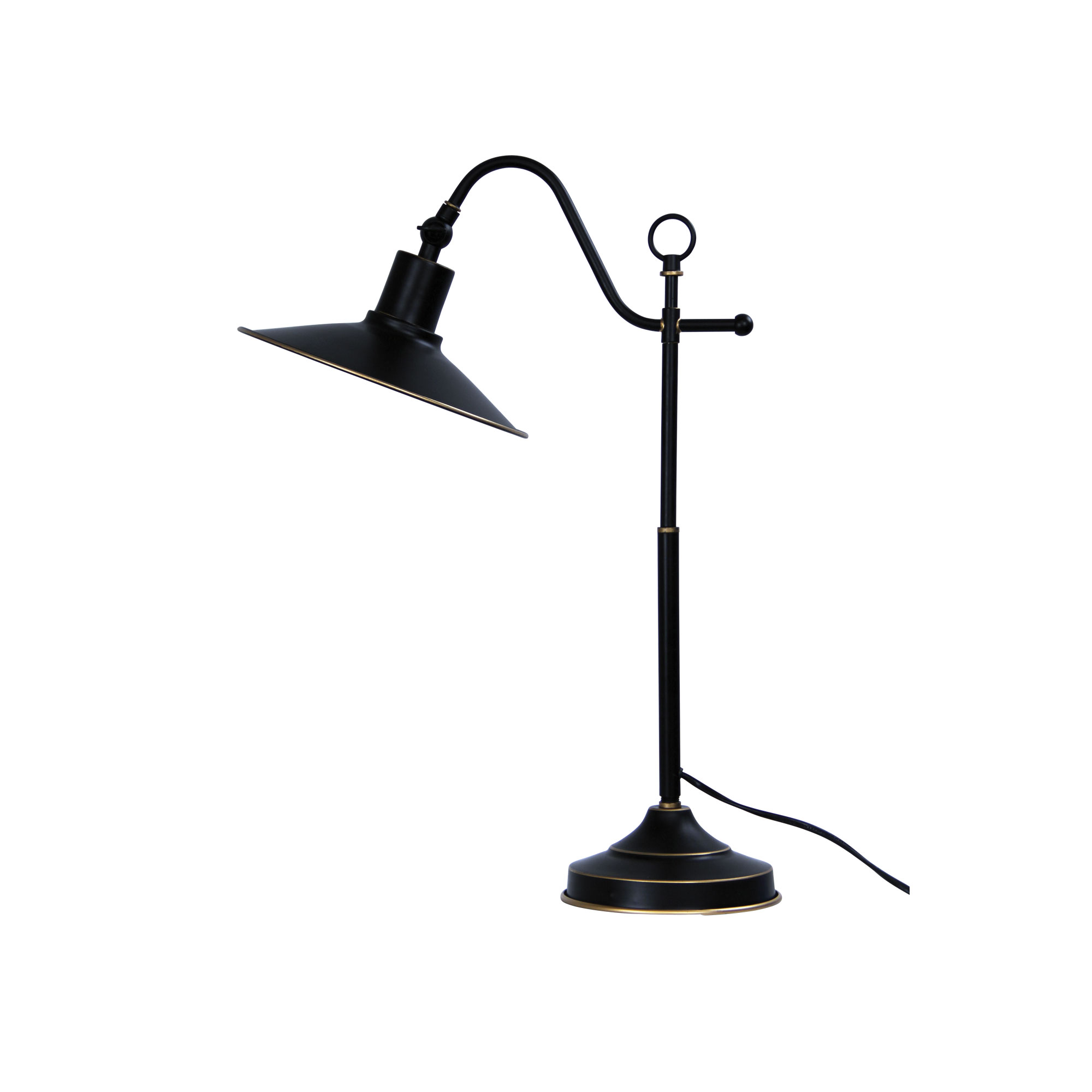Bolton Rubbed Bronze Retro Table Desk Lamp