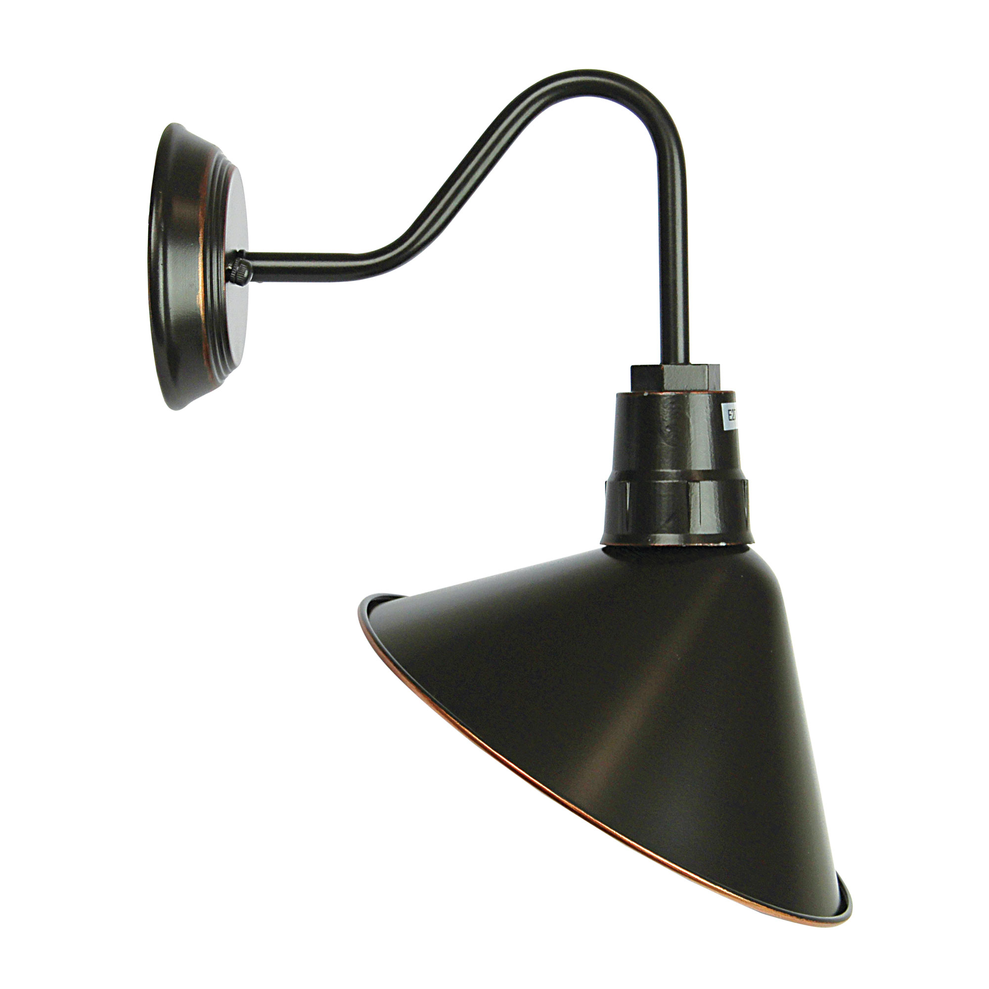 Darsy Dark Bronze Industrial Wall Light