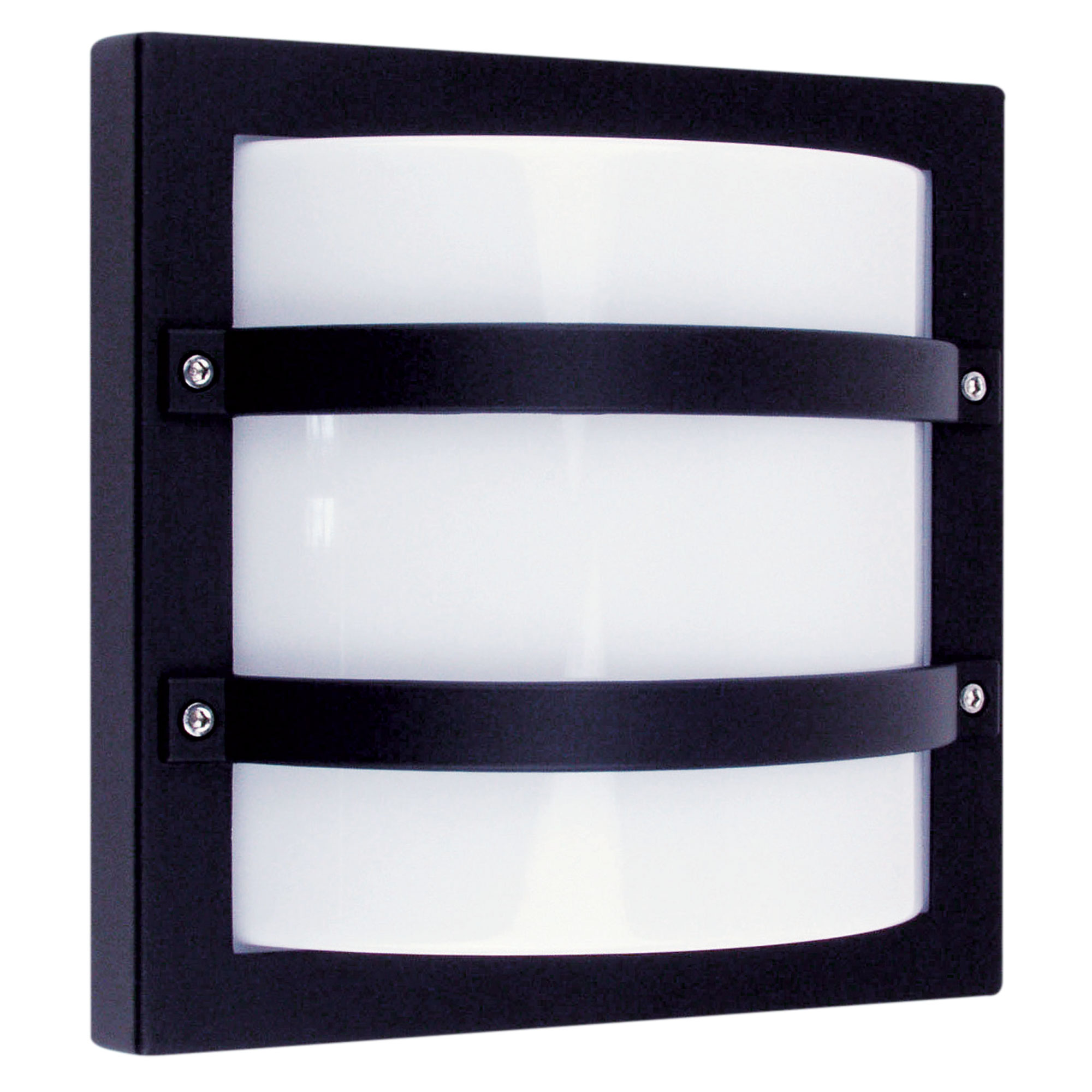 Larry Black Outdoor Bunker Wall Light