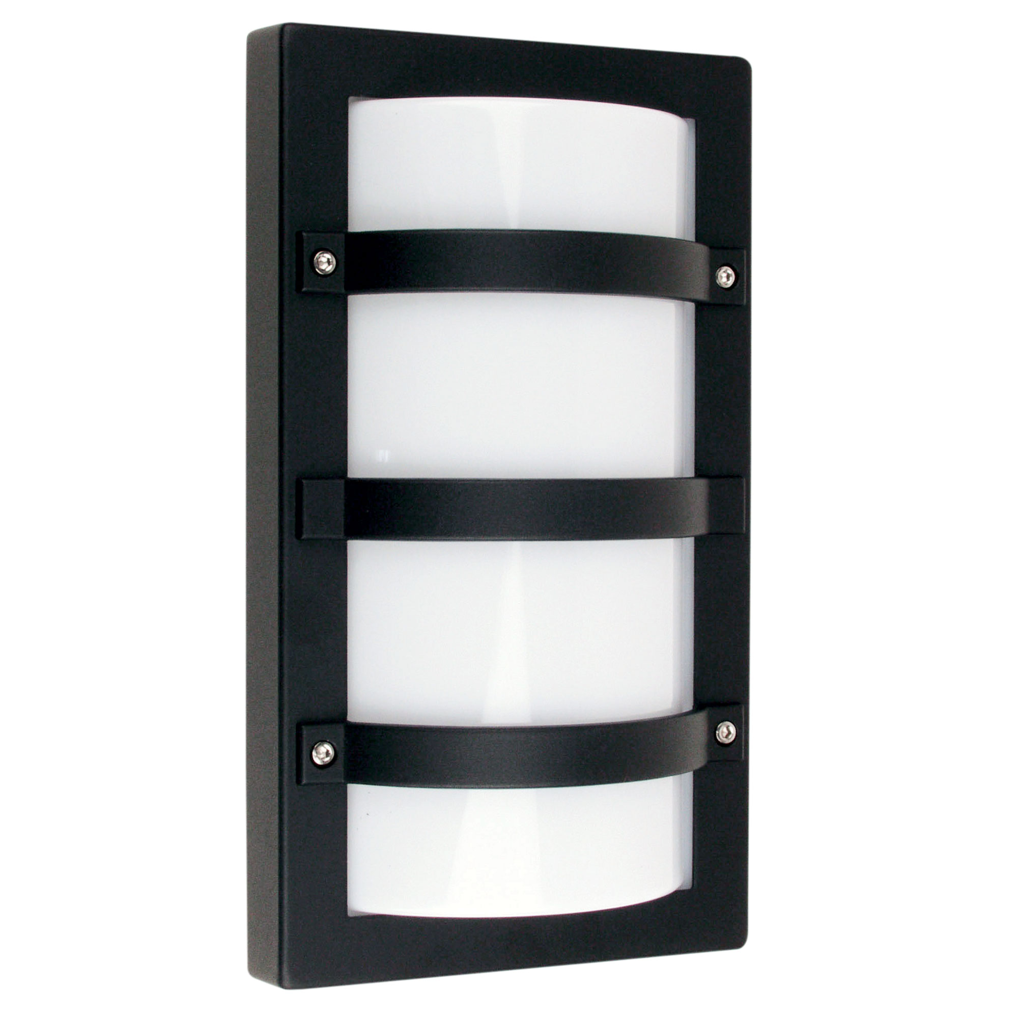 Tori Black Rectangular Outdoor Wall Light