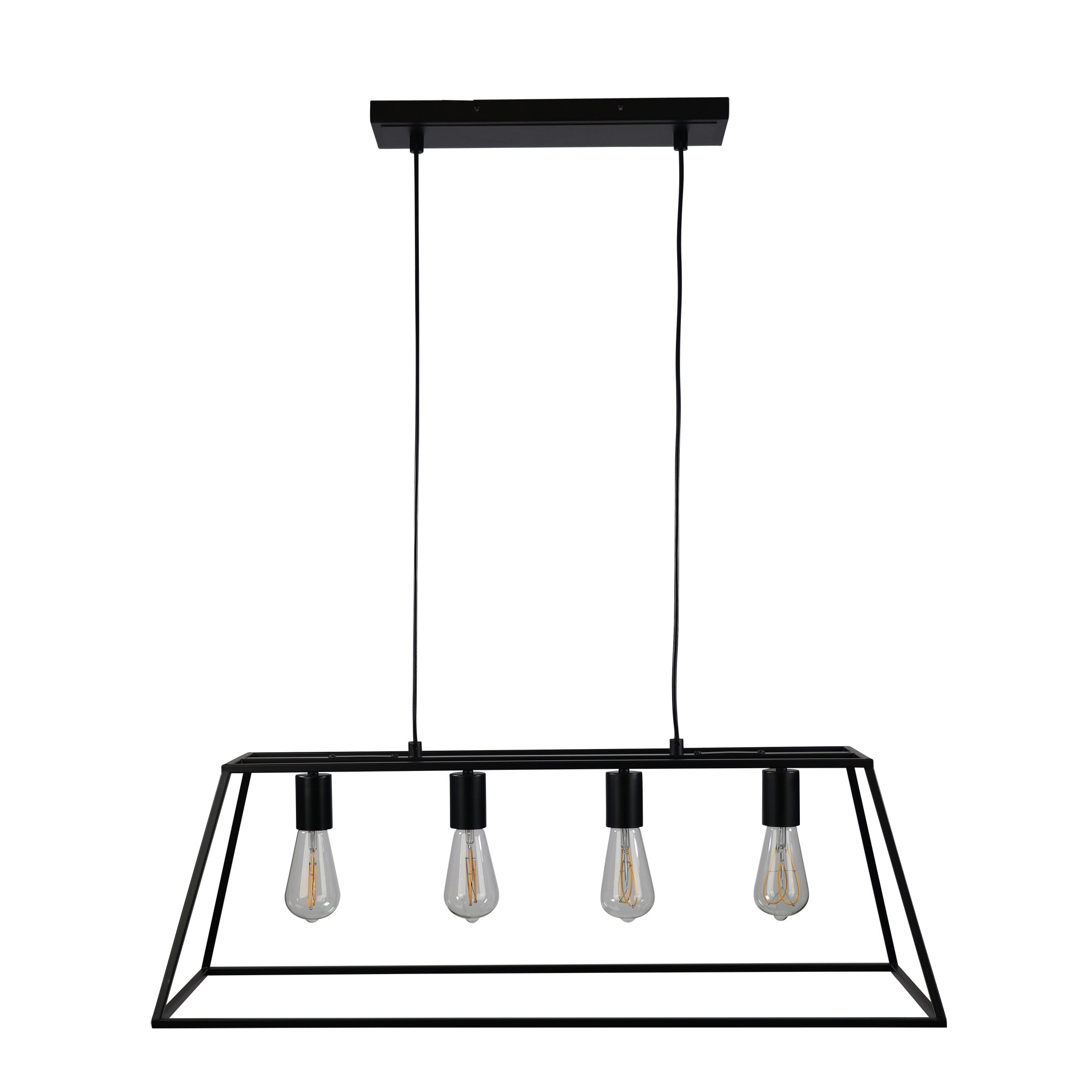 Walter 4 Light Boxed Metal Pendant