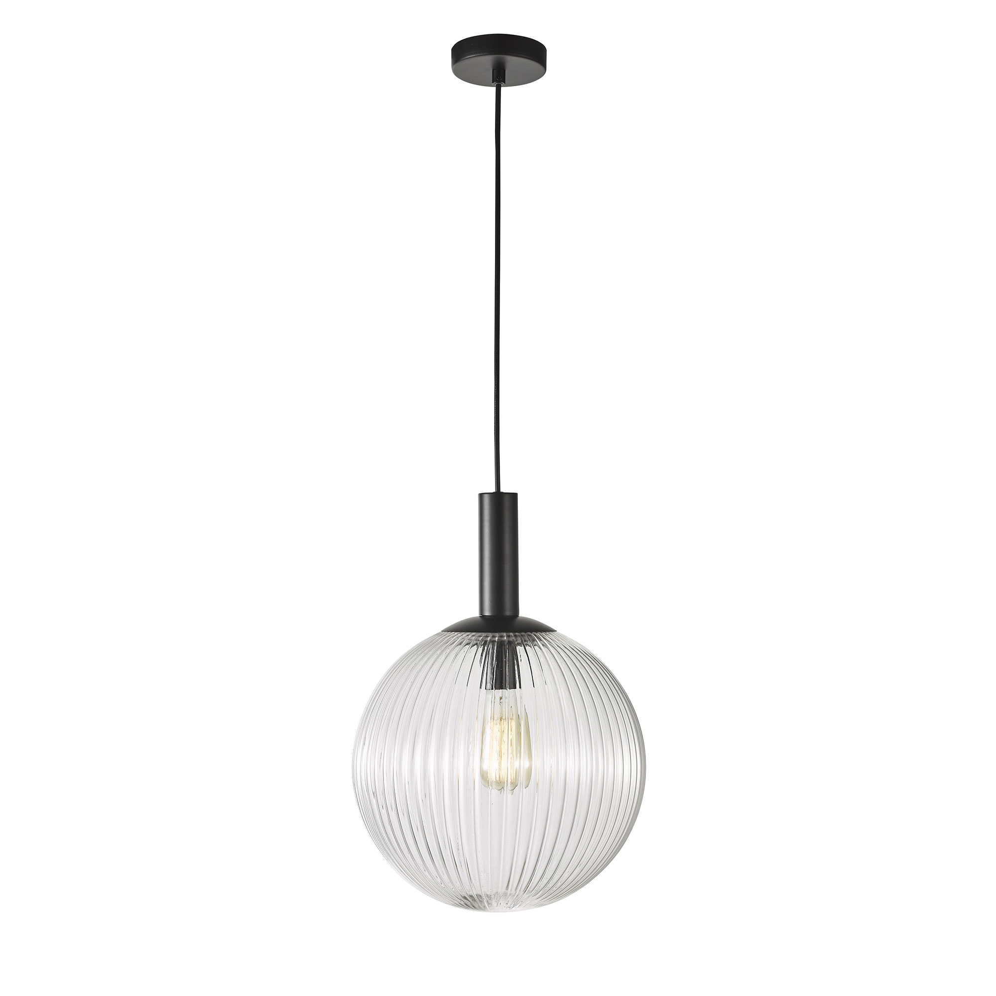 Legarda Clear Glass Round Ball Pendant Light