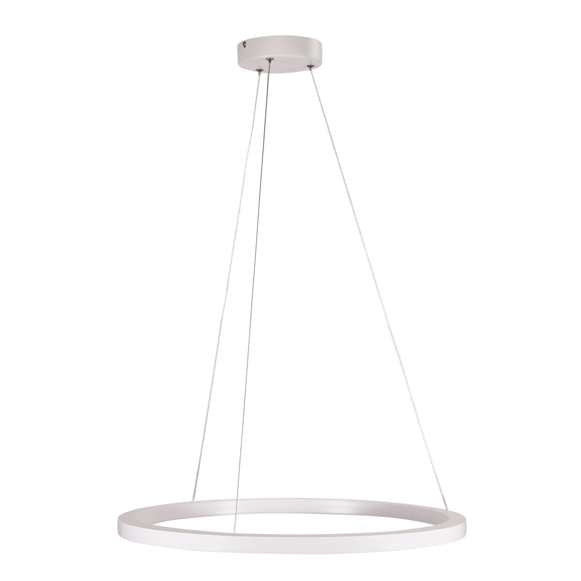 Nebula White Modern CCT LED Halo Pendant Light