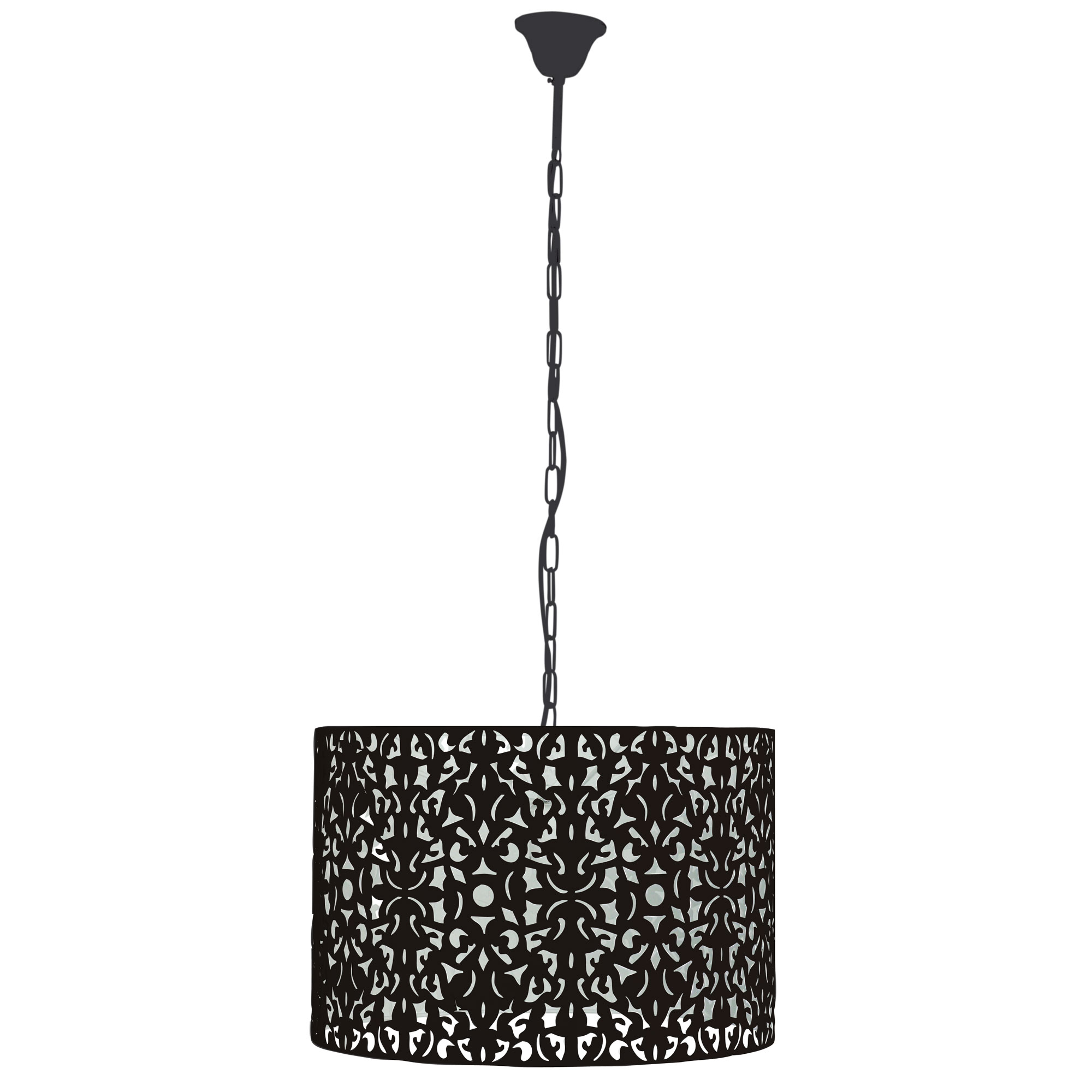 Vestia Laser Cut Black Pendant Light