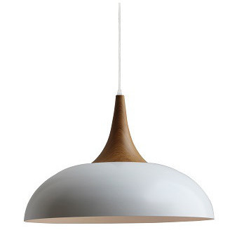 Nordic Wood Top Metal Pendant Light