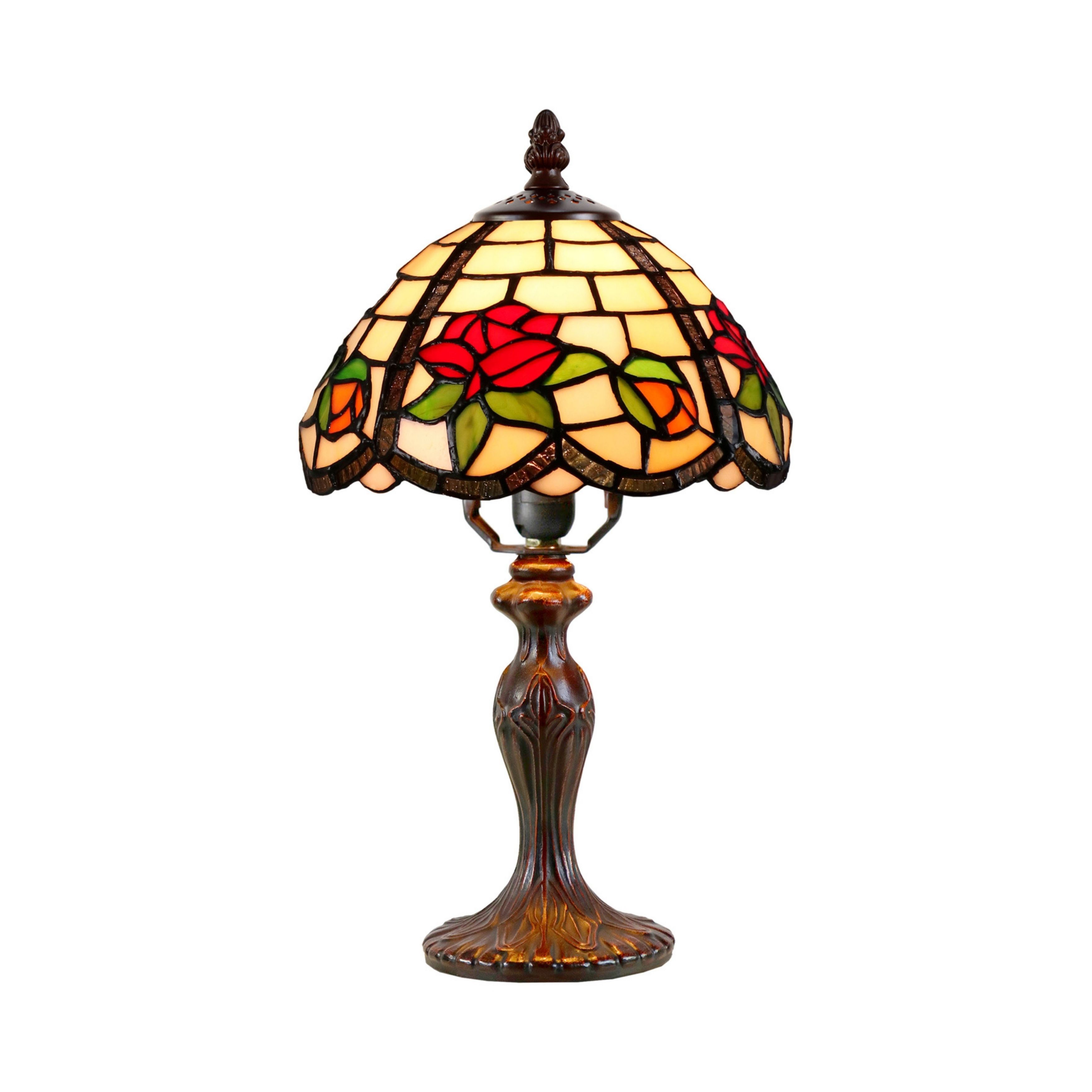 Lola Rose Garden Tiffany Table Lamp
