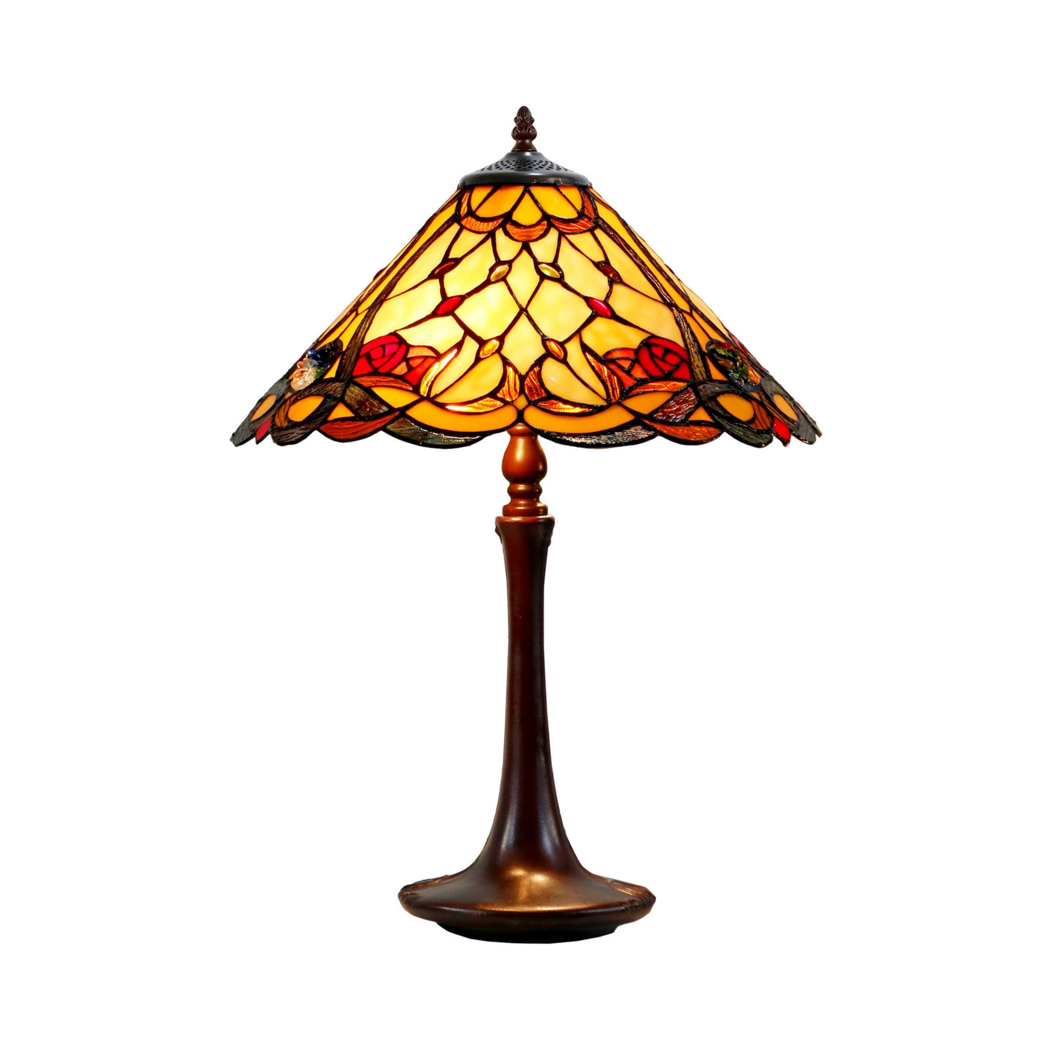 Paloma Twin Light Glass Table Lamp