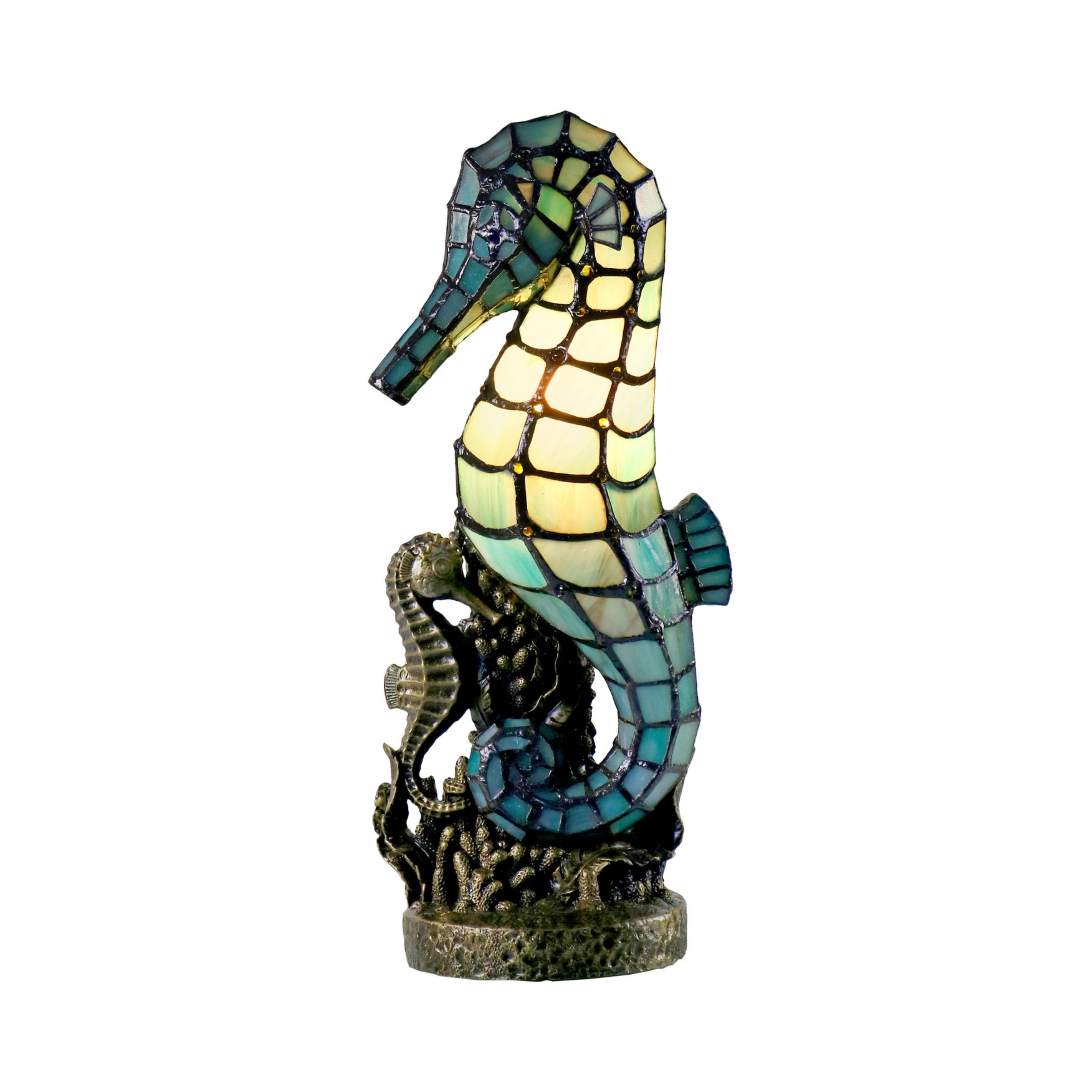 Seahorse Tiffany Table Lamp