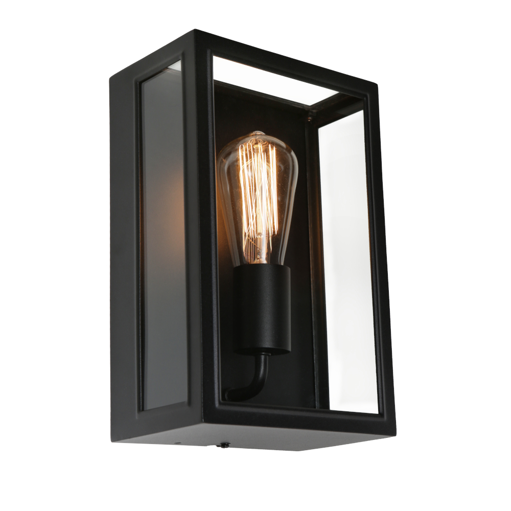 Harvard Black Exterior Wall Light