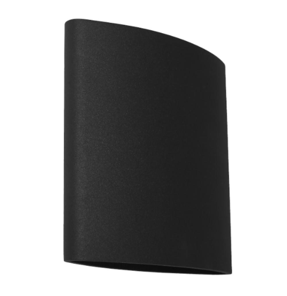 Herron Black Outdoor LED Wall Light