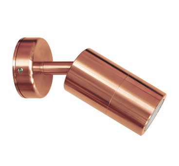 Tallow Solid Copper Adjustable Wall Spotlight