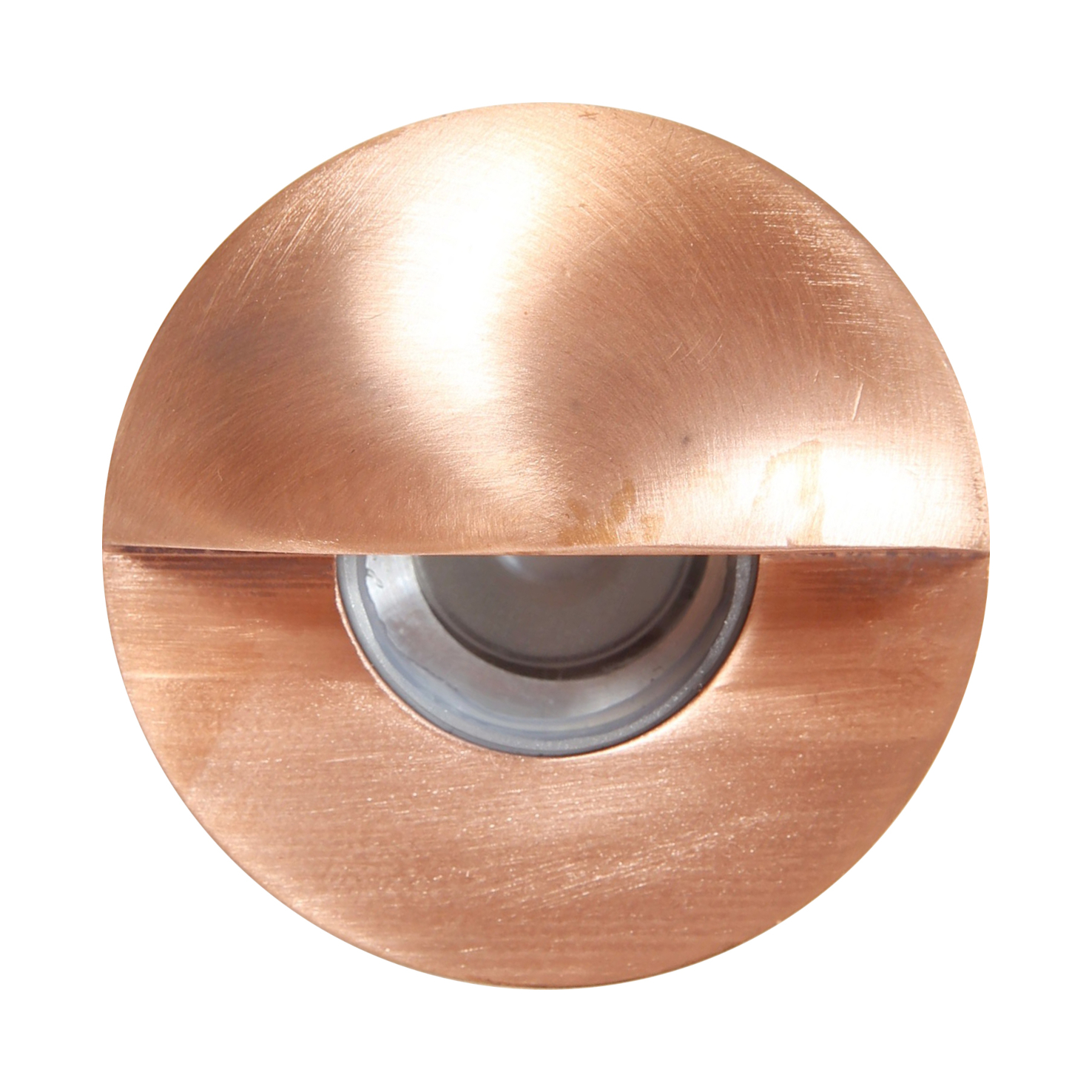 Torakina Solid Copper Mini Recessed Wall and Step Light with Eyelid