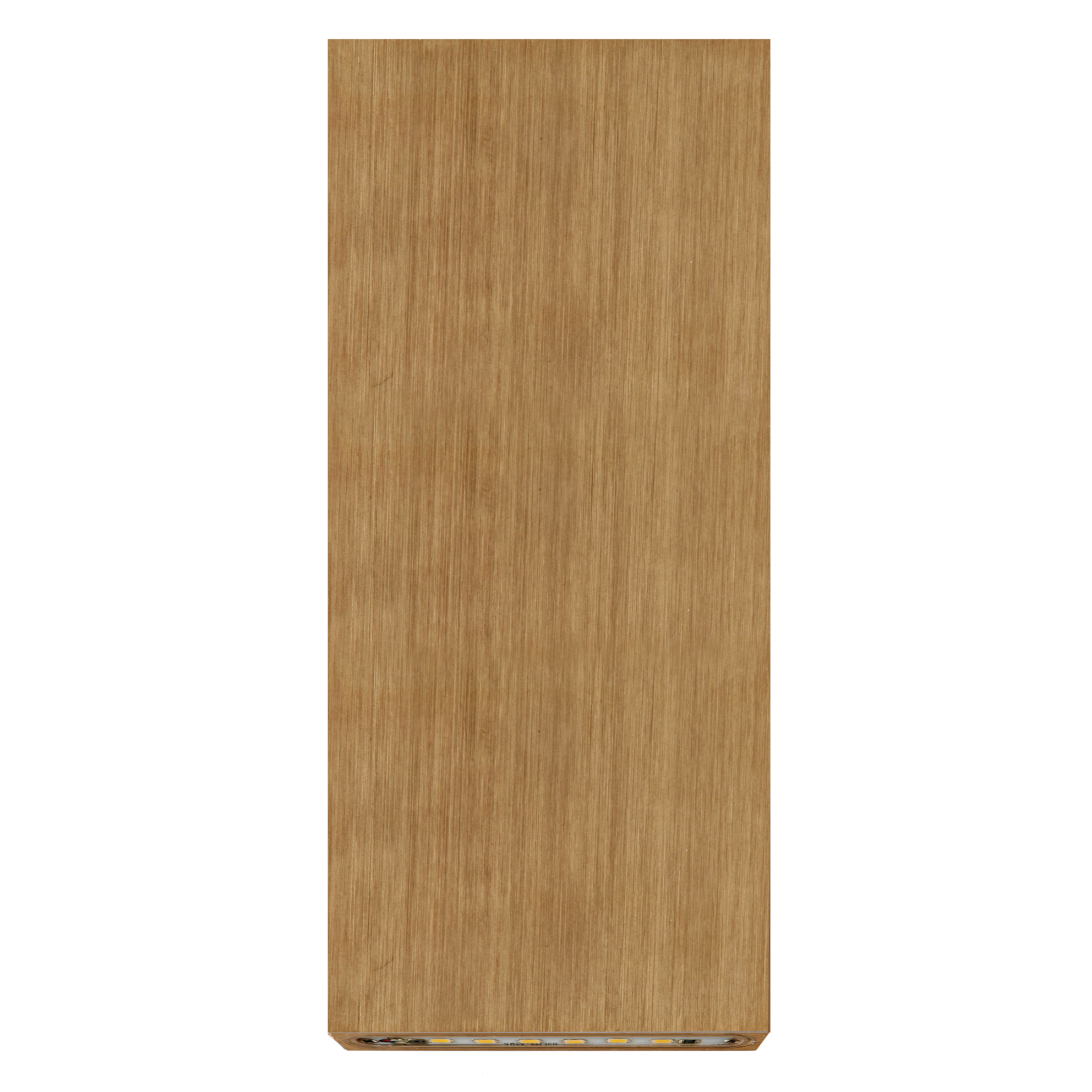Tangalooma Solid Bronze Up and Down Warm White LED Wall Light