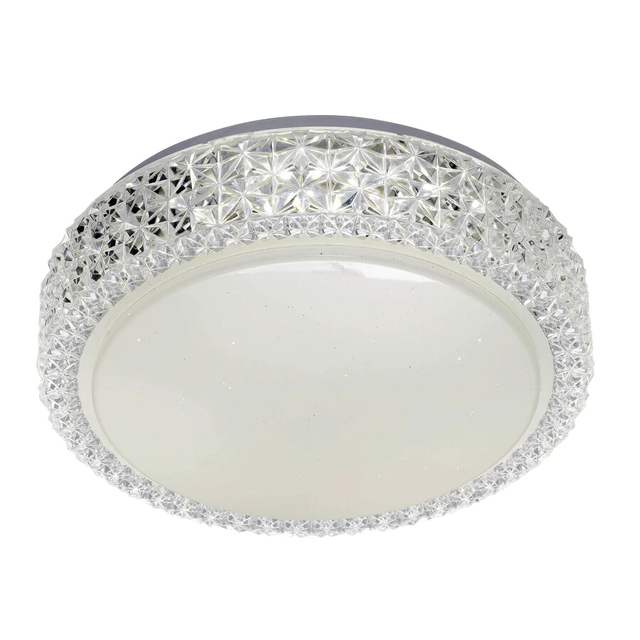 Emelie 3CCT White LED Oyster Light
