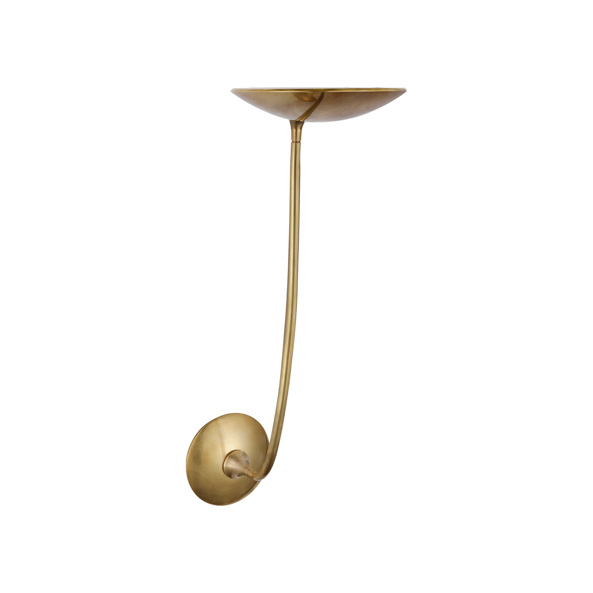 Keira Long Arm Antique Brass Wall Light