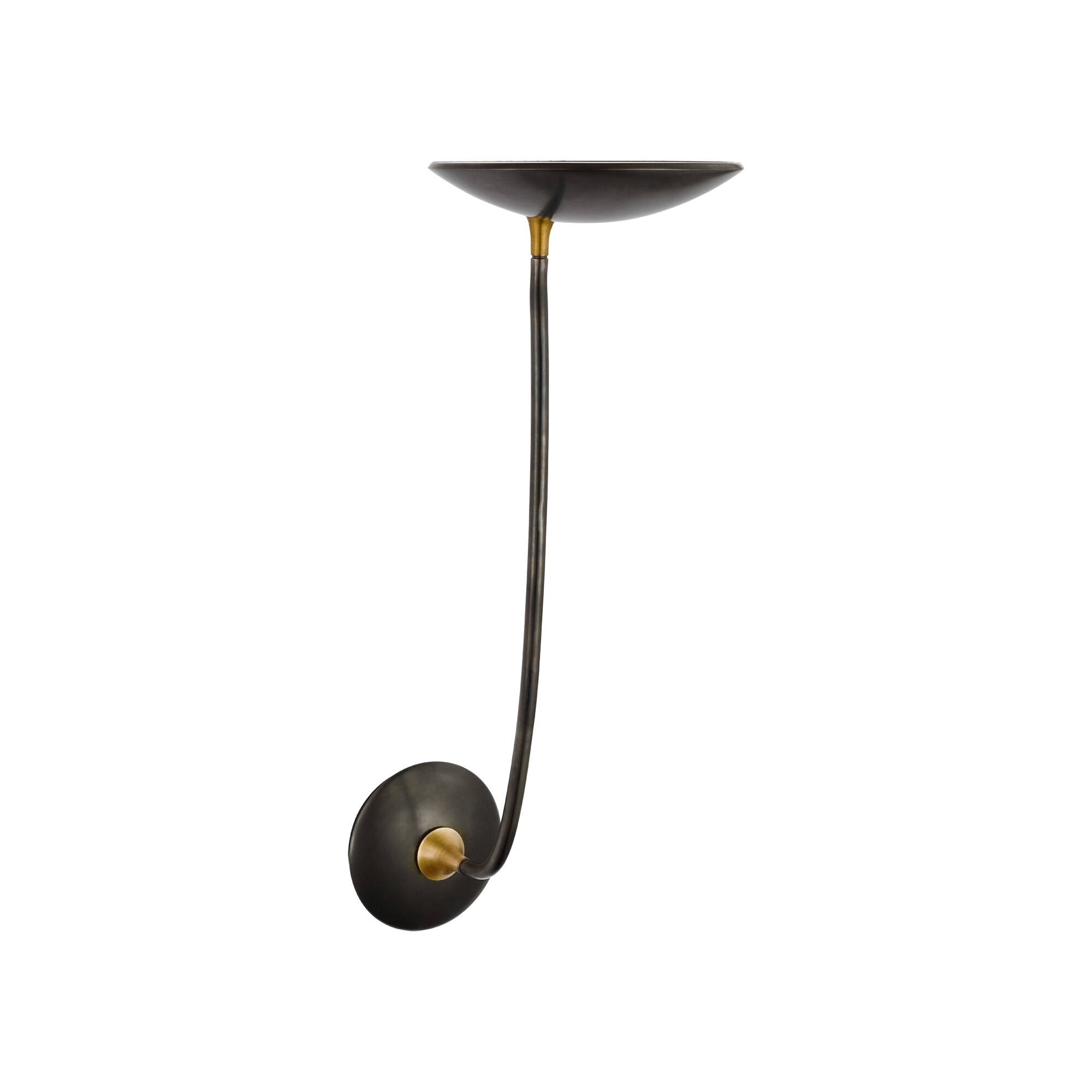 Keira Long Arm Bronze and Antique Brass Wall Light