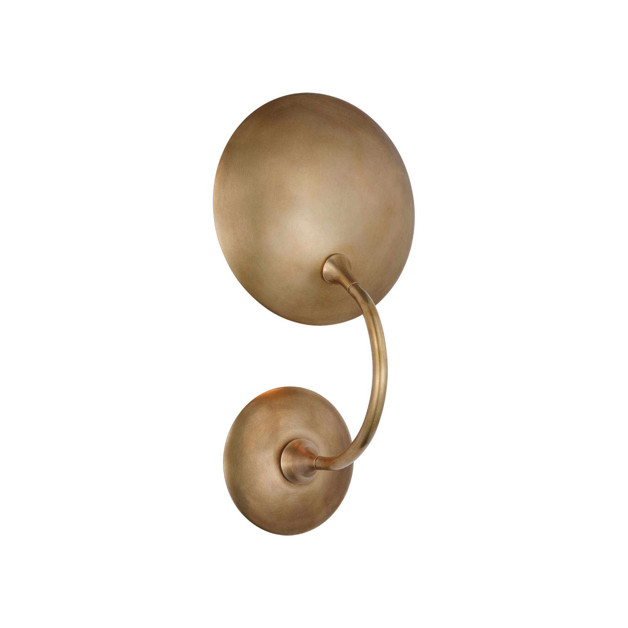 Keira Short Arm Antique Brass Wall Light