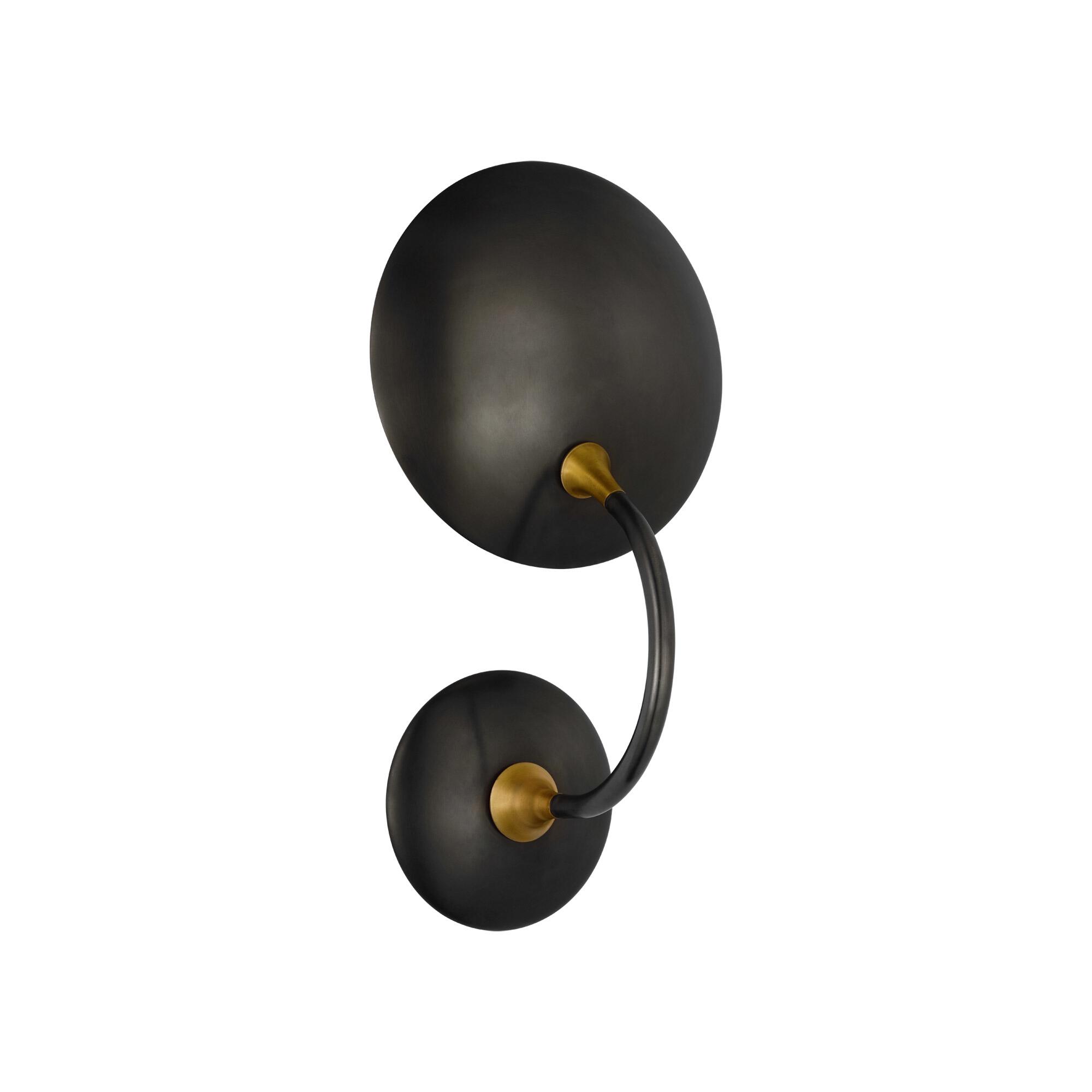 Keira Short Arm Bronze and Antique Brass Wall Light