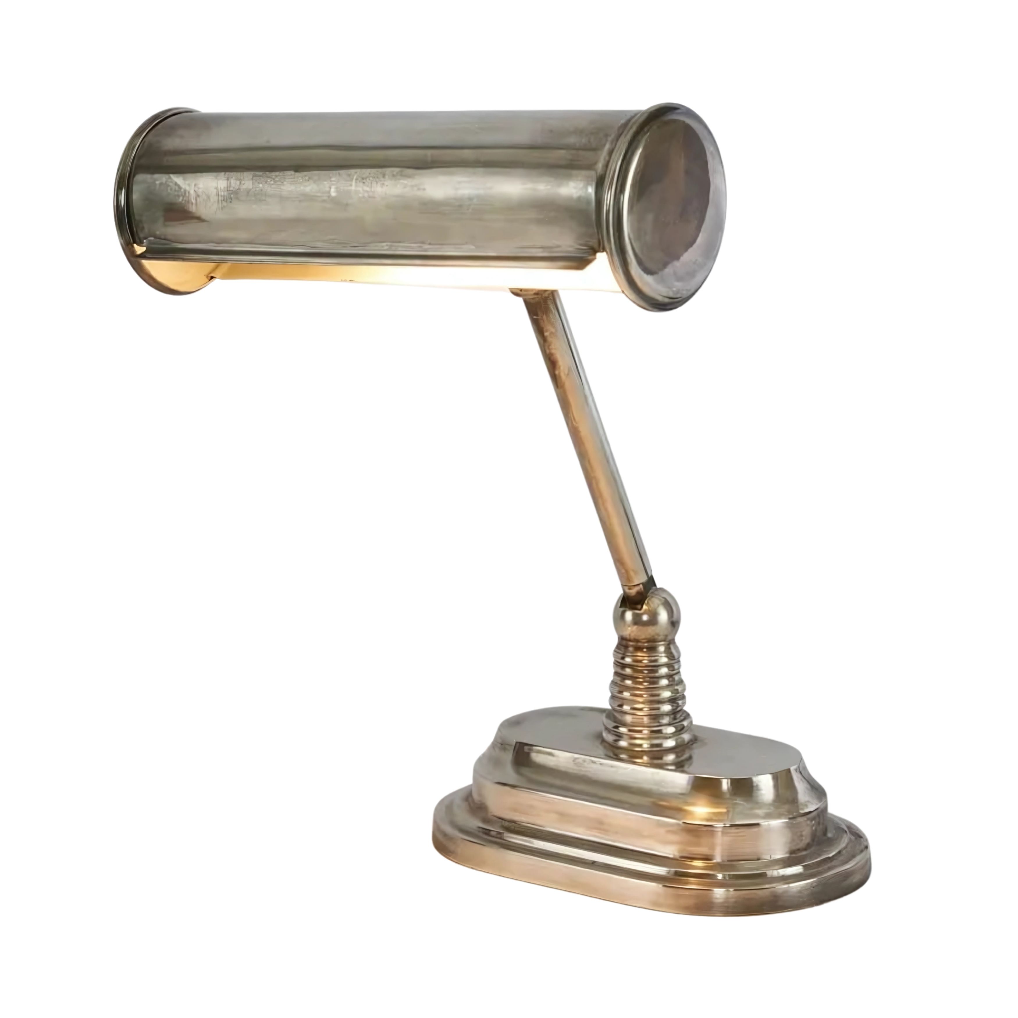 Carlisle Silver Bankers Table Lamp