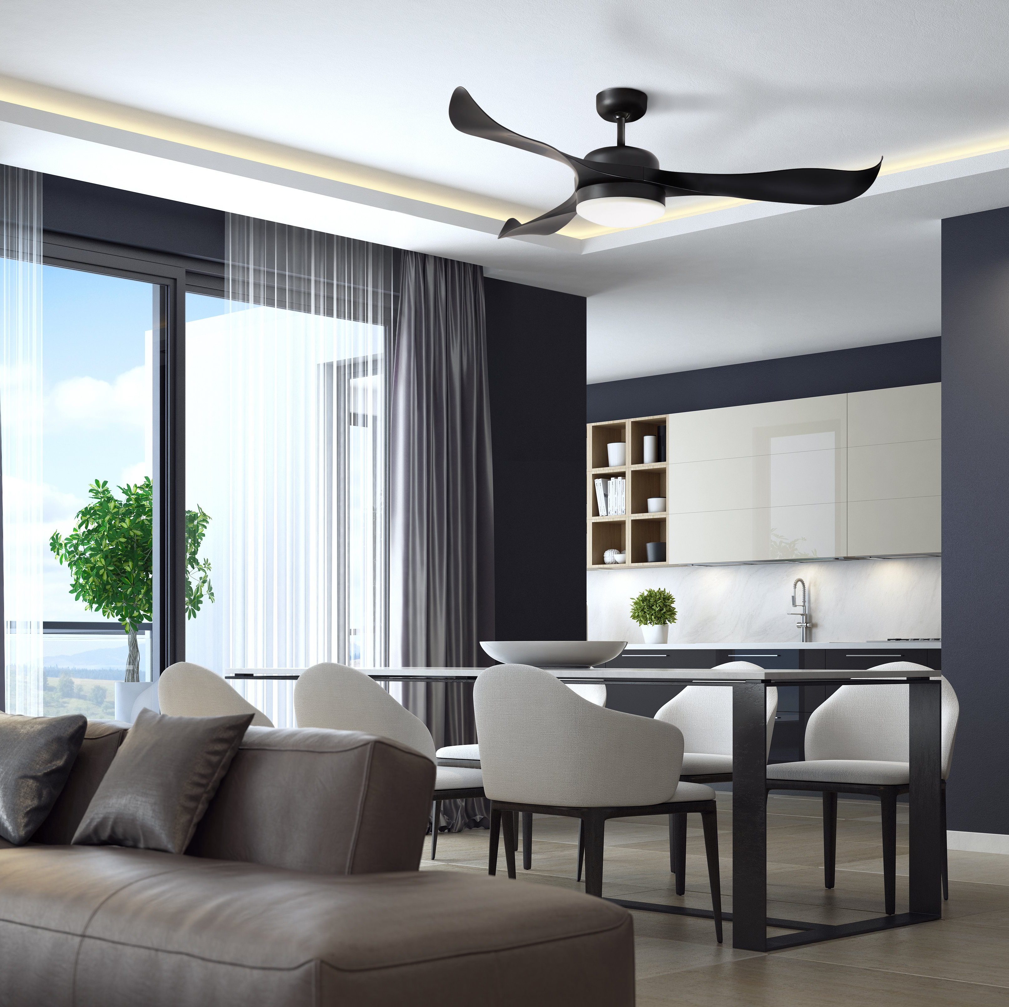 Black Ceiling Fans