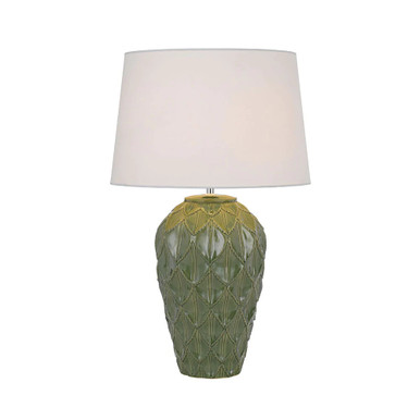 Madeline Gloss Green Ceramic Table Lamp - Zest Lighting