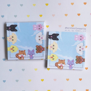Aniteez OT8 hearts post-it (50 sheets) Aniteez OT8 hearts post-it (50 sheets)