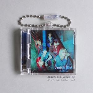 Xdinary Heroes's Beautiful Mind World Tour CD keychain Xdinary Heroes's Beautiful Mind World Tour CD keychain