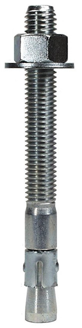 An image of 3/8 X 3 1/2 Zinc Concrete Wedge Anchors