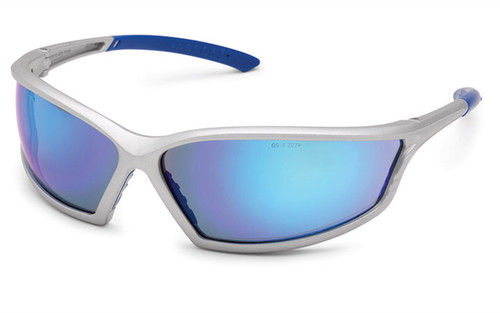 4x4 Sport Blue Mirror Safety Glasses