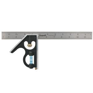 12" Heavy-Duty Combination Square w/ Vial & Stainless Steel Blade